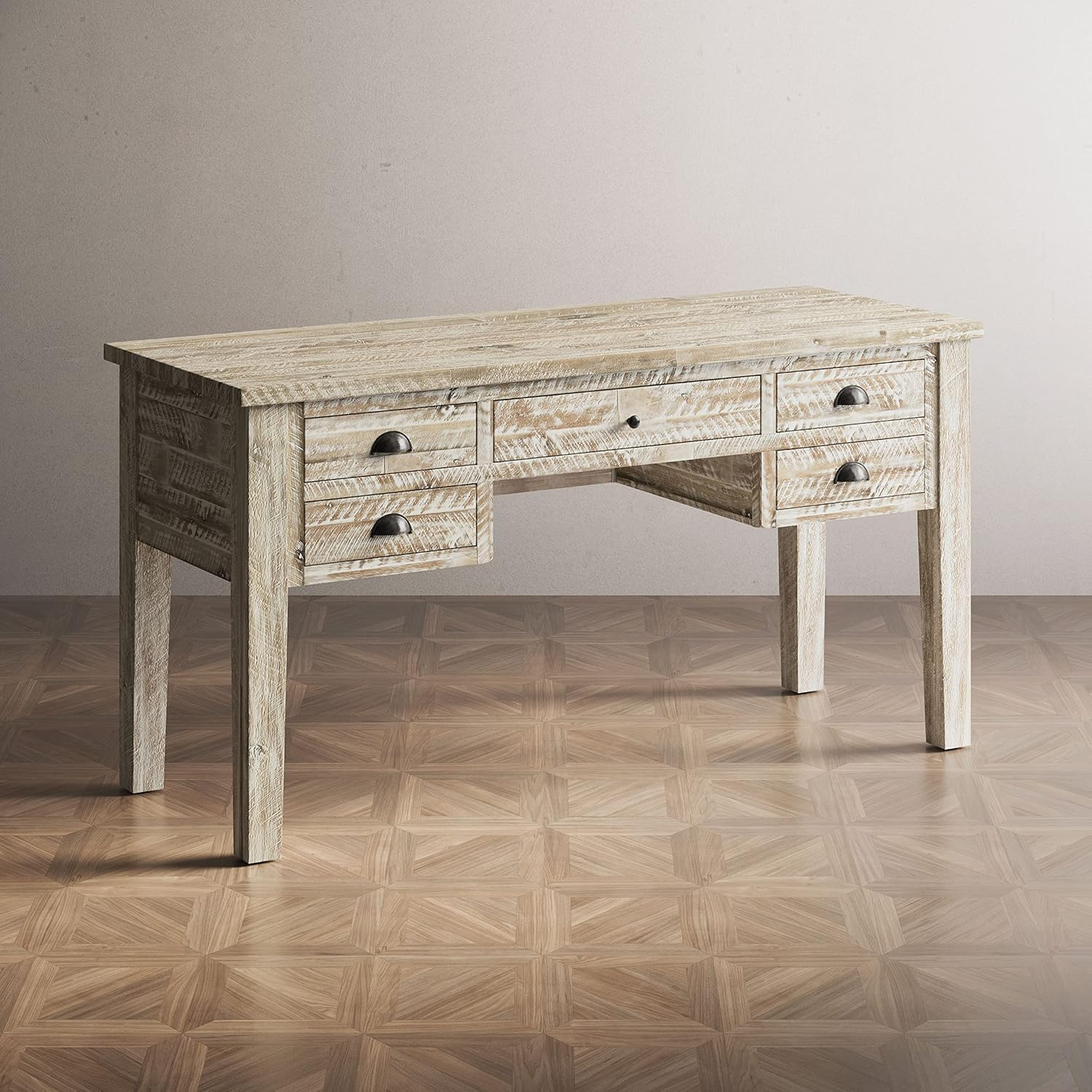Artisan's Craft 5-Color:Washed Grey,Quantity:1,Style:Drawer Desk