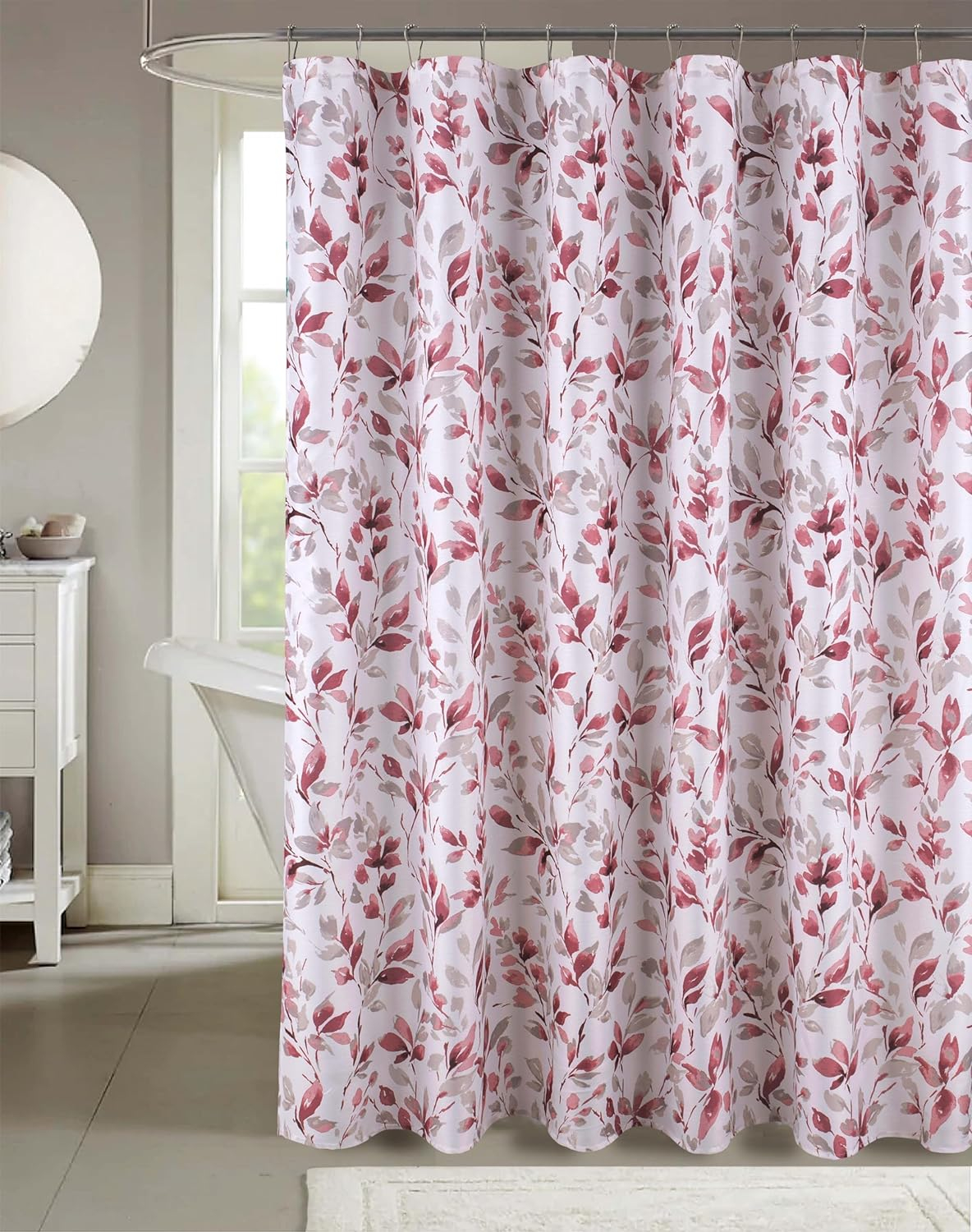 Cedar Flowers Palms Seashells Shower Curtain Collection Mikayla