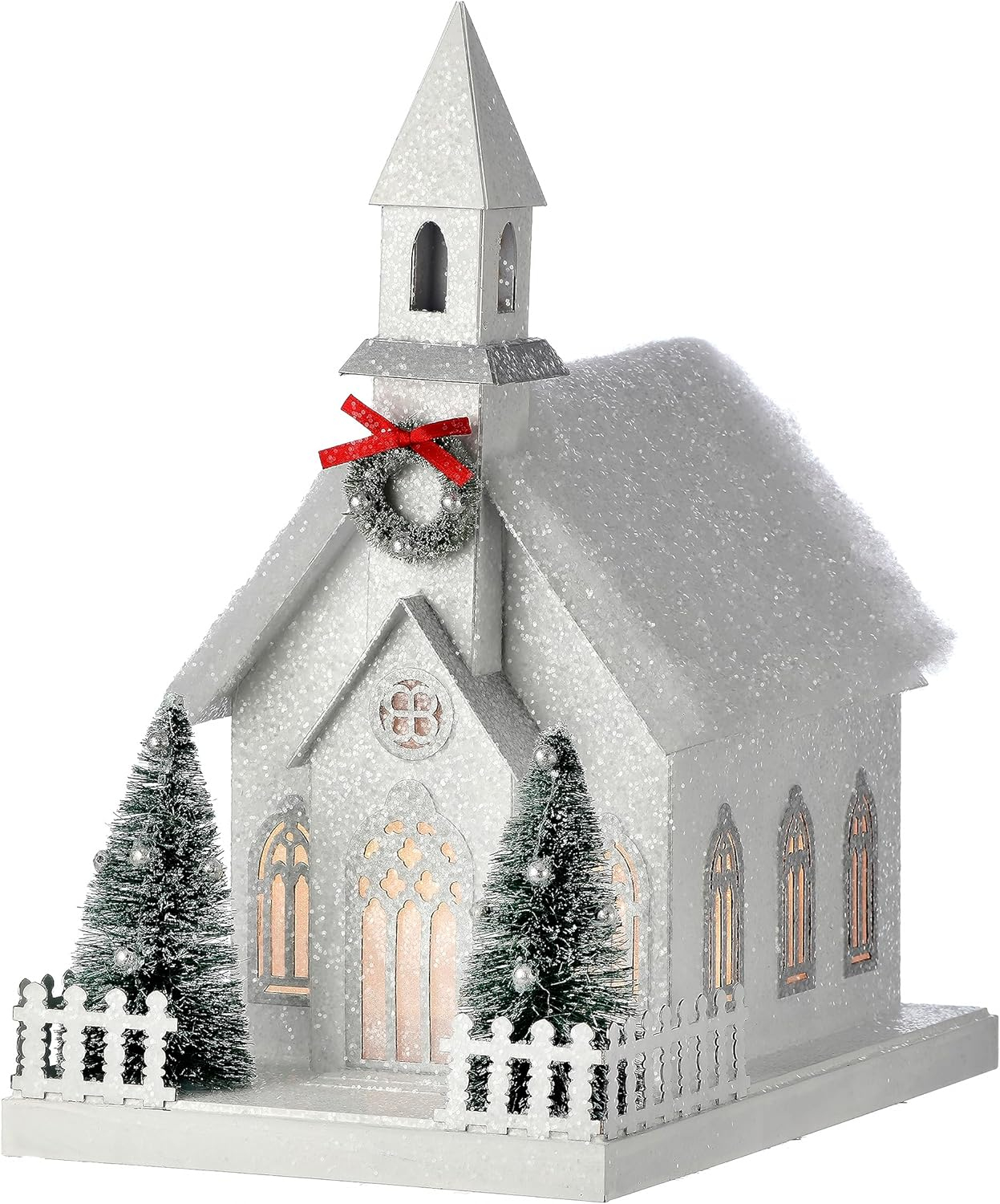 Regency International 11.5" Led/Battery Cardboard Timer Country Church