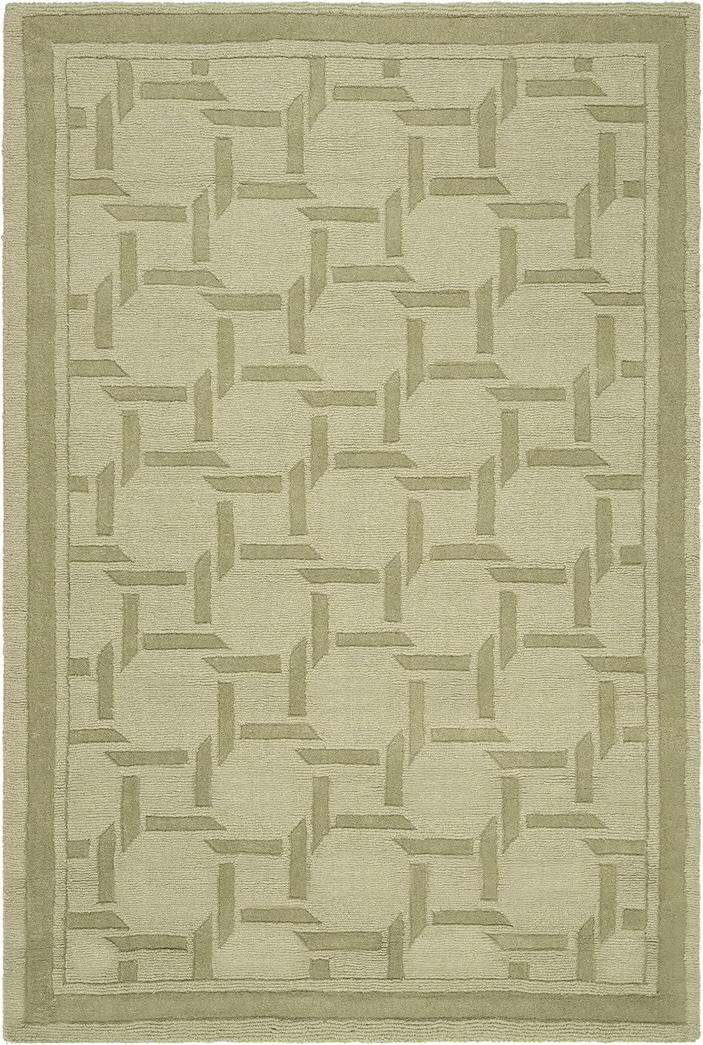 Resort Martha Stewart Hand Tufted Wool Geometric Rug