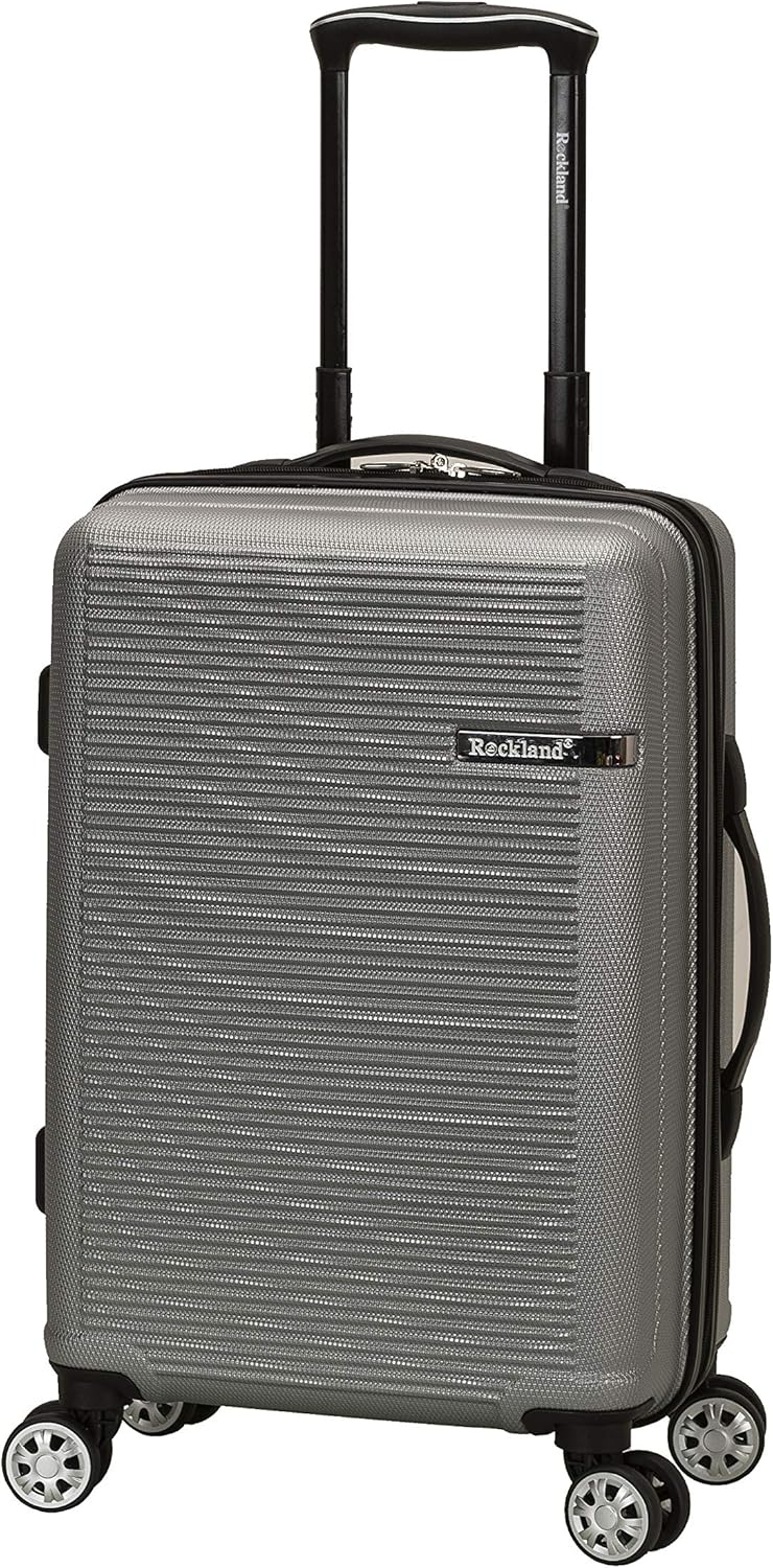 Rockland Luggage Skyline 3 Piece Hardside ABS Non-Expandable Luggage Set, F240
