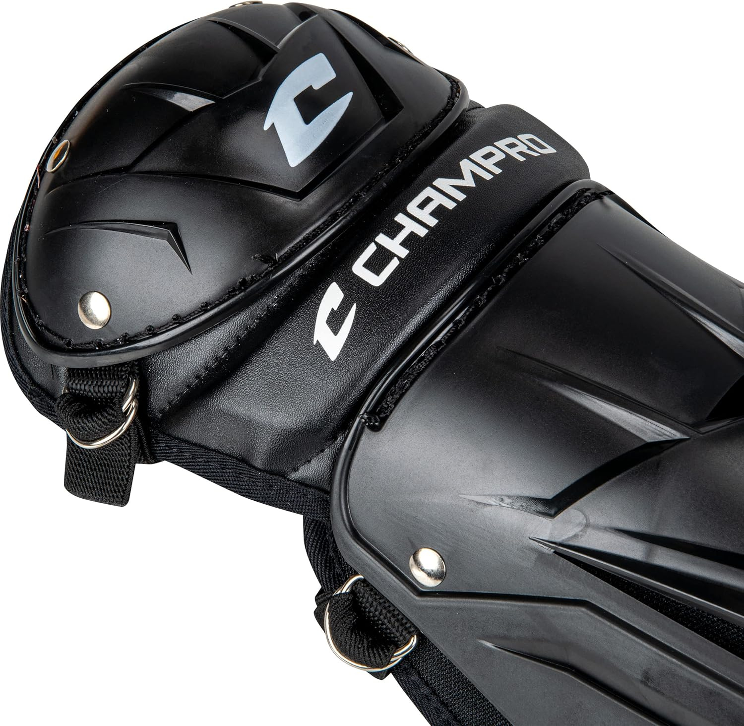 Black High-Performance Polyethylene Single Knee Leg Guard