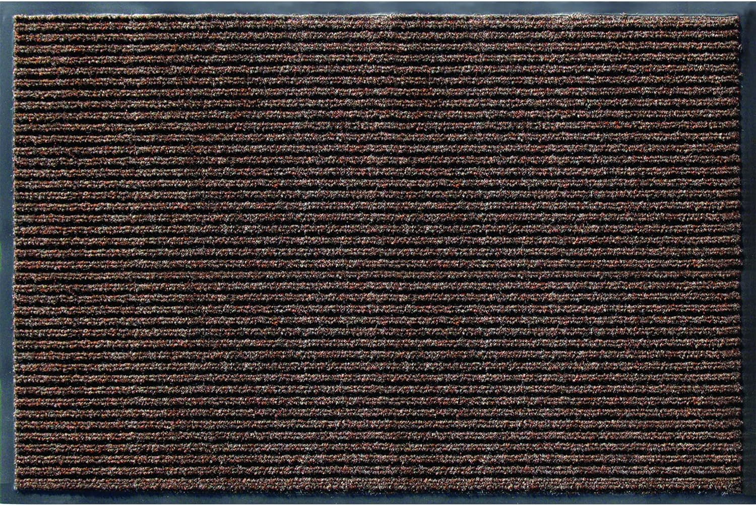 Apache Mills Apache Rib 3' x 5' Non Slip Dirt Trapping Stain Resistant Indoor/Outdoor Door Mat, Cocoa