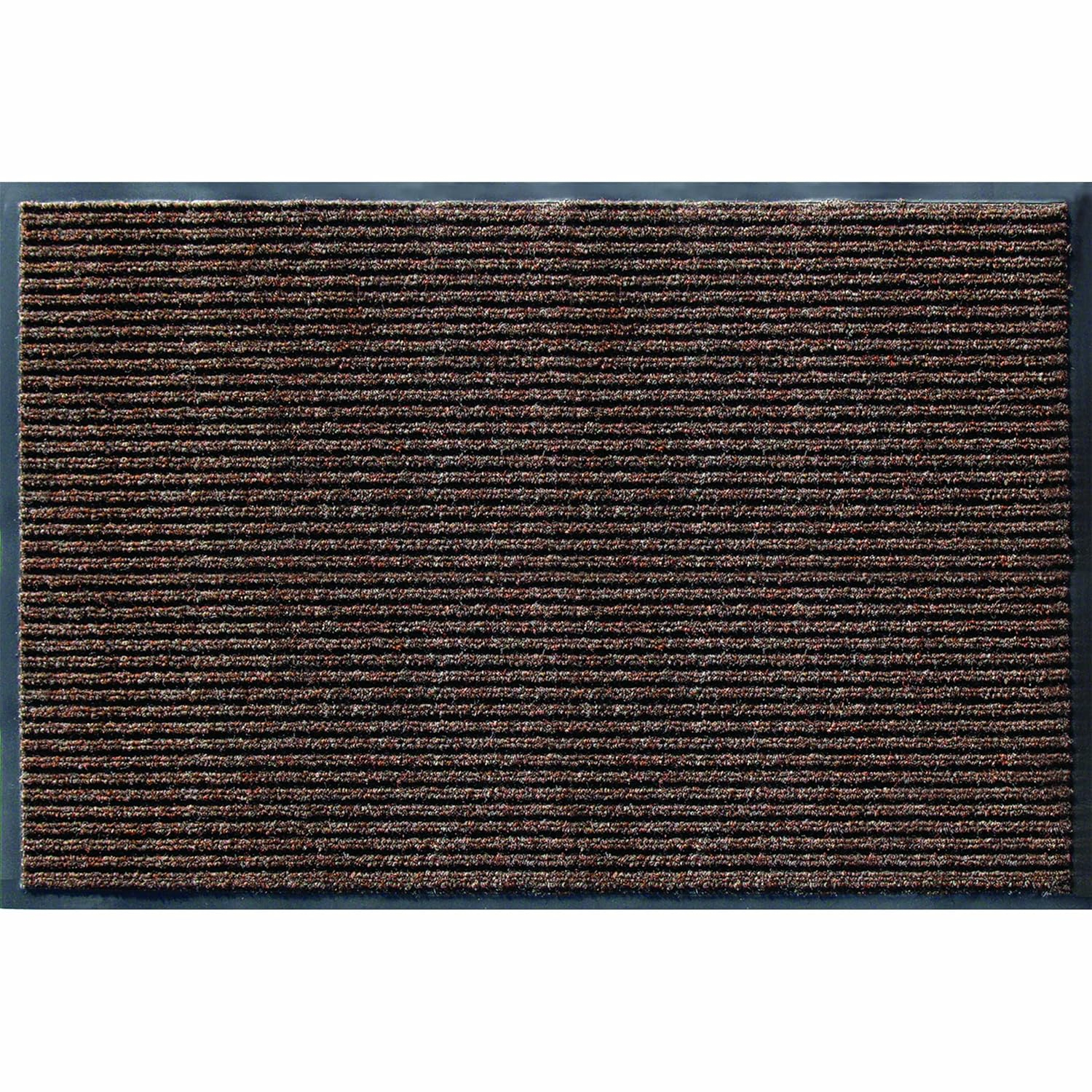Apache Mills Apache Rib 3' x 5' Cocoa Commercial Entrance Mat – Indoor Heavy Duty-Traffic Floor Rug with Dirt-Trapping Ribbed Surface, Stain & Fade Resistant, Slip-Resistant Vinyl Backing