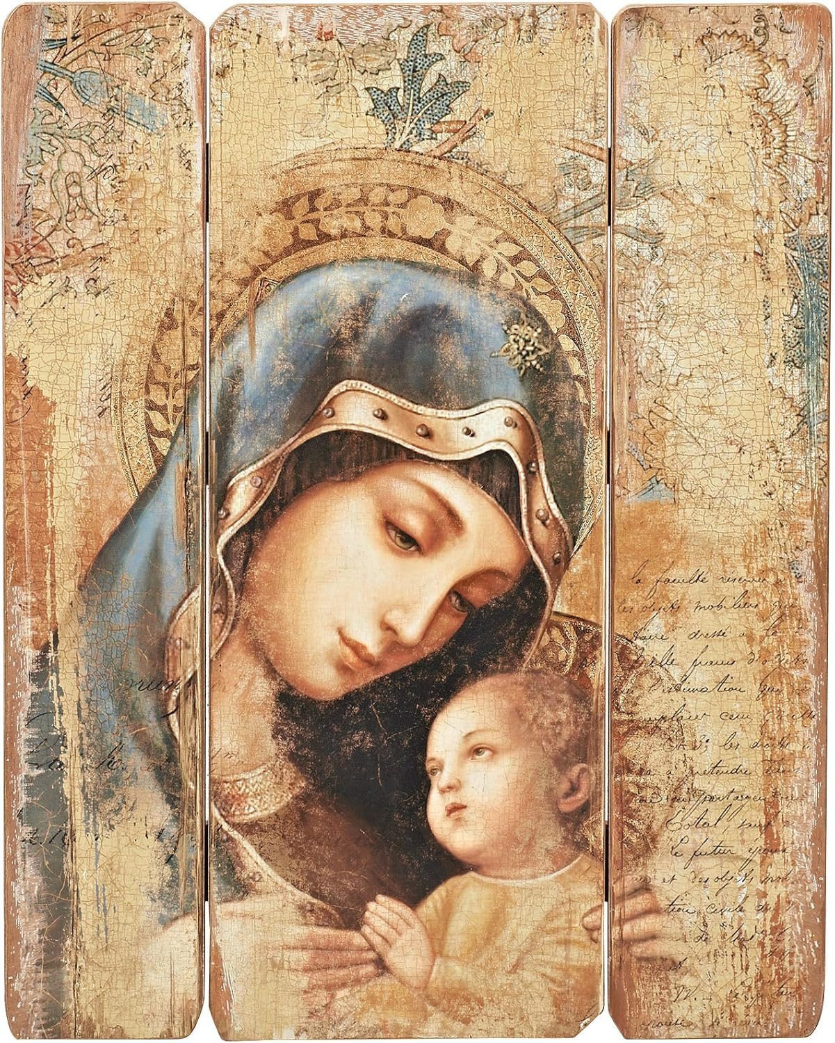 Josephs Studio Madonna and Child Decorative Panel, 26 by 20.25-Inch