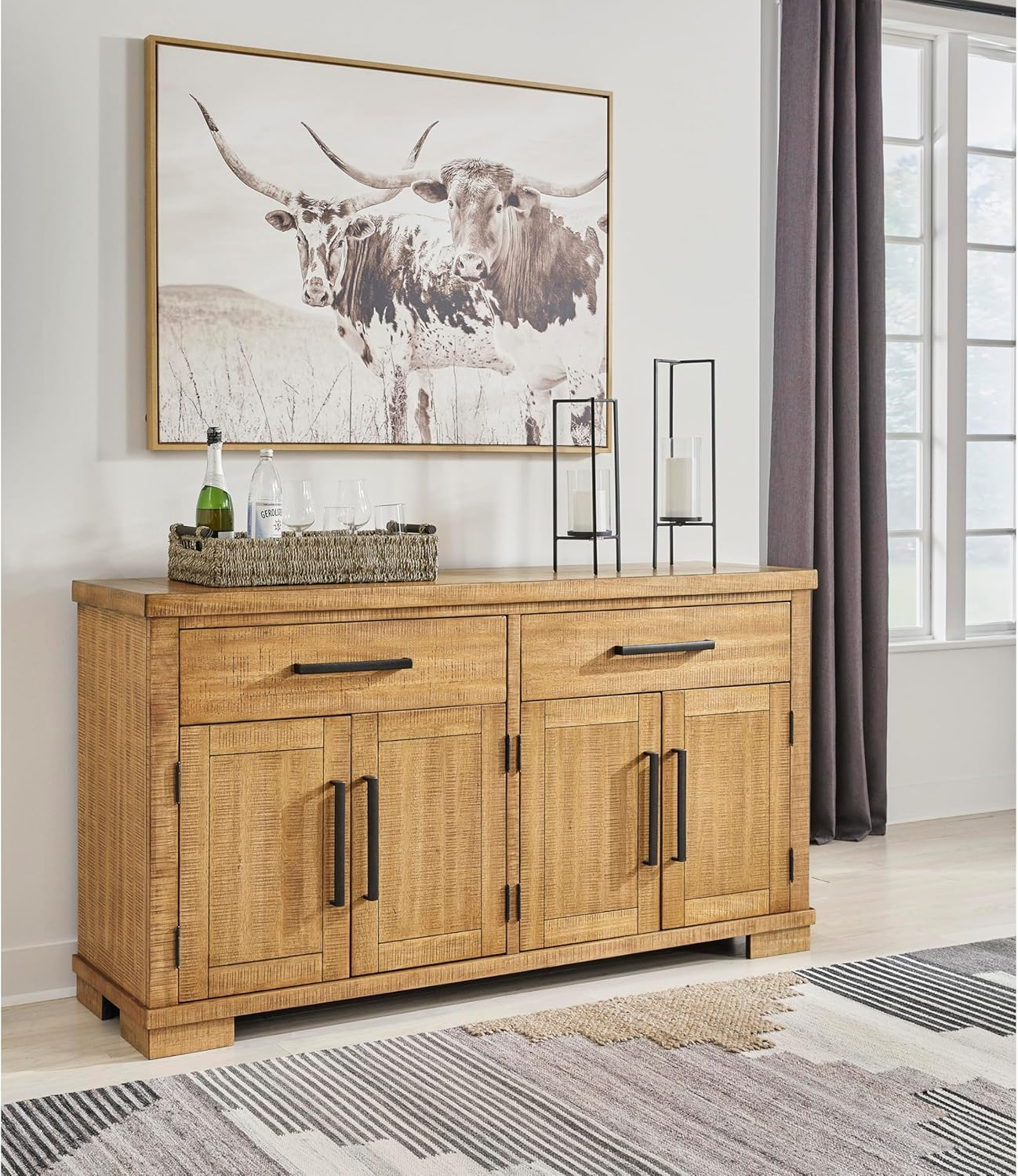 Signature Design by Ashley Havonplane Brown Dining Server