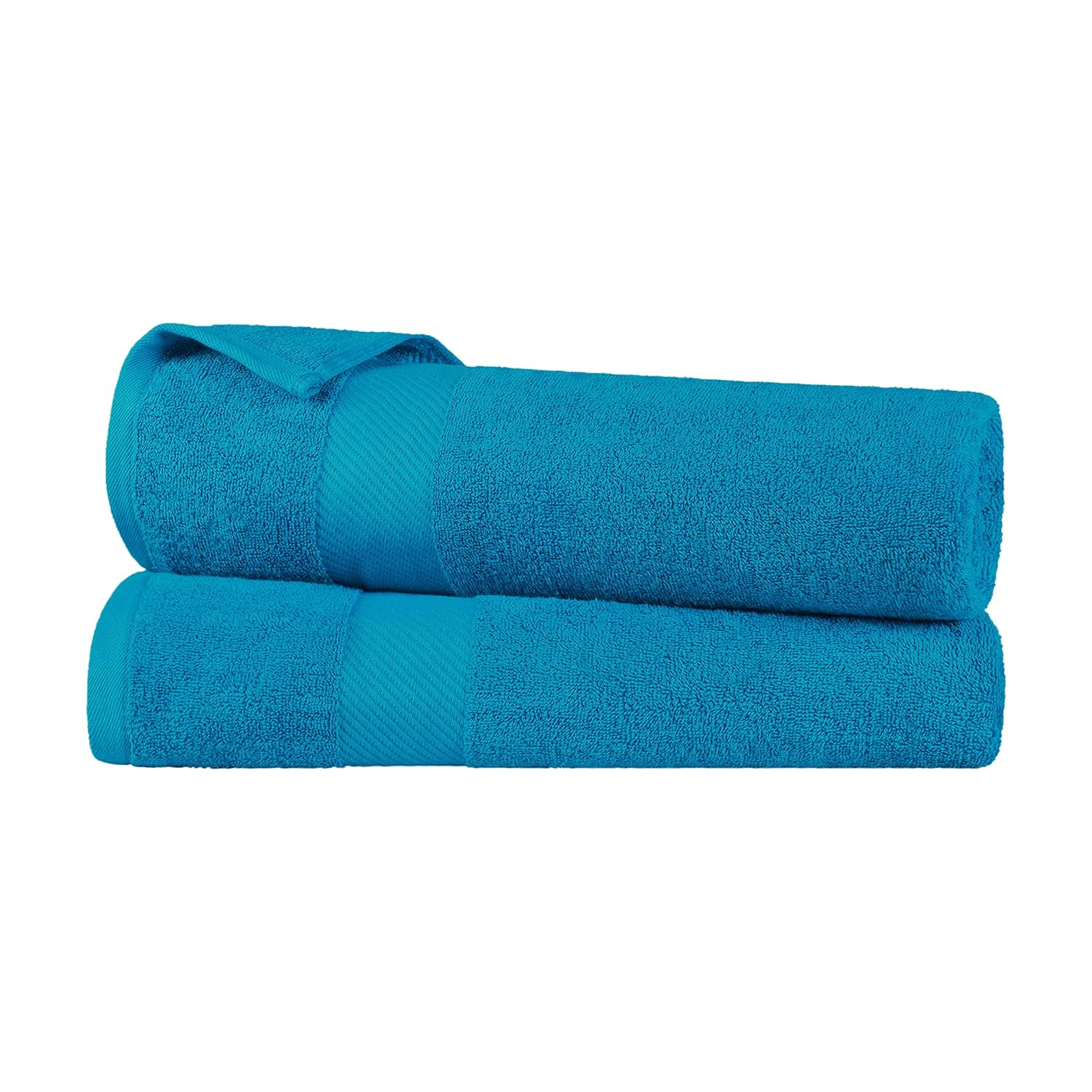 Superior Kendell Egyptian Cotton Bath Sheets, Set of 2, Capri Breeze