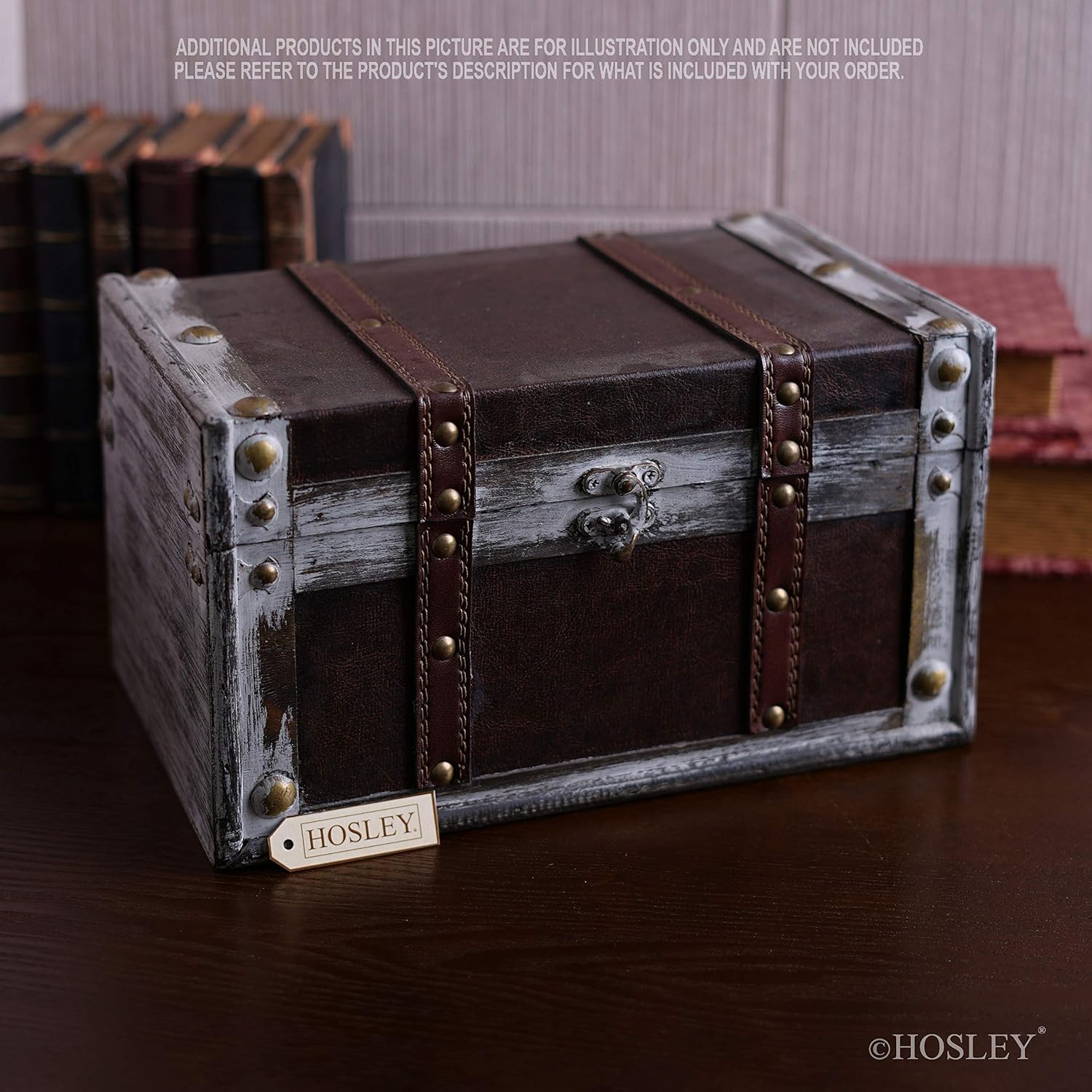 Hosley Decorative Storage Box 11 Inch Long. Ideal Gift for Study Den Memories Dorm Home Weddings Spa Reiki Meditation O4