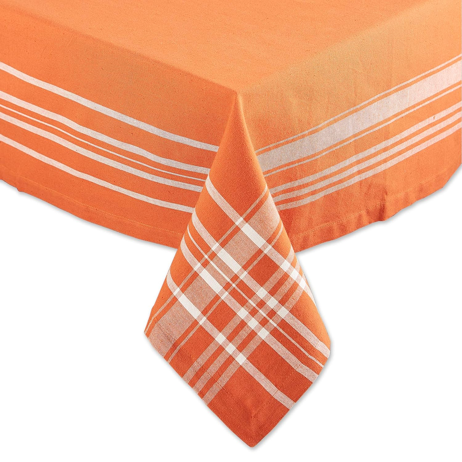 Burnt Orange Harvest Market Tablecloth 60X84