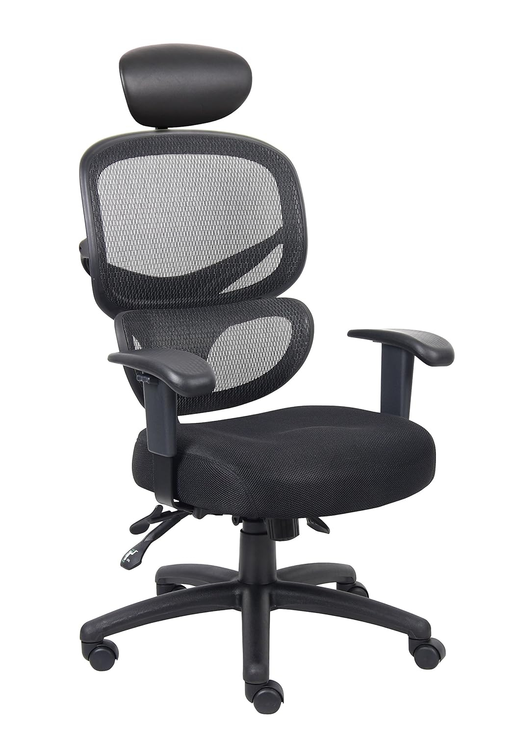 Boss Multi-Function Mesh Task Chair w/Headrest