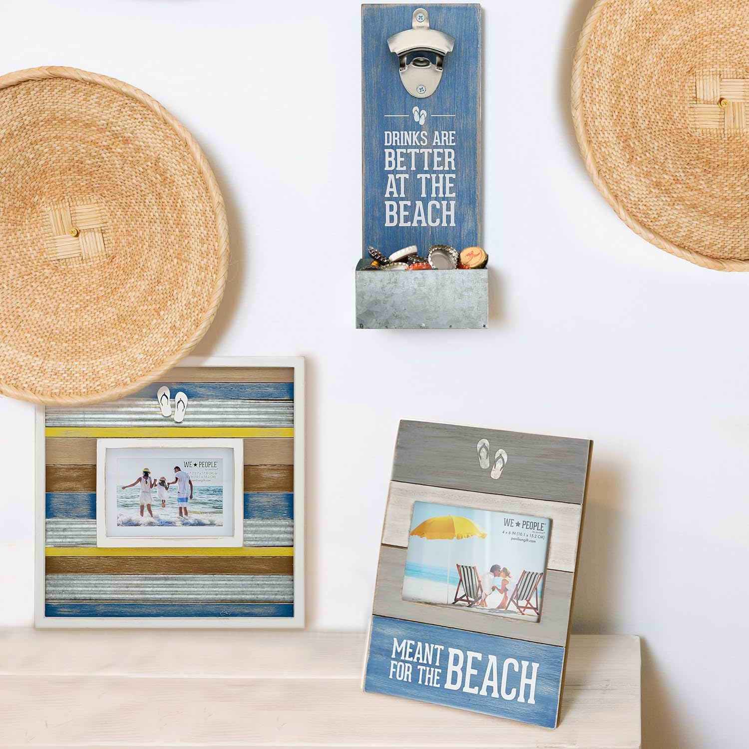 At the Beach - 11.5" Wall Mount Bottle Opener
