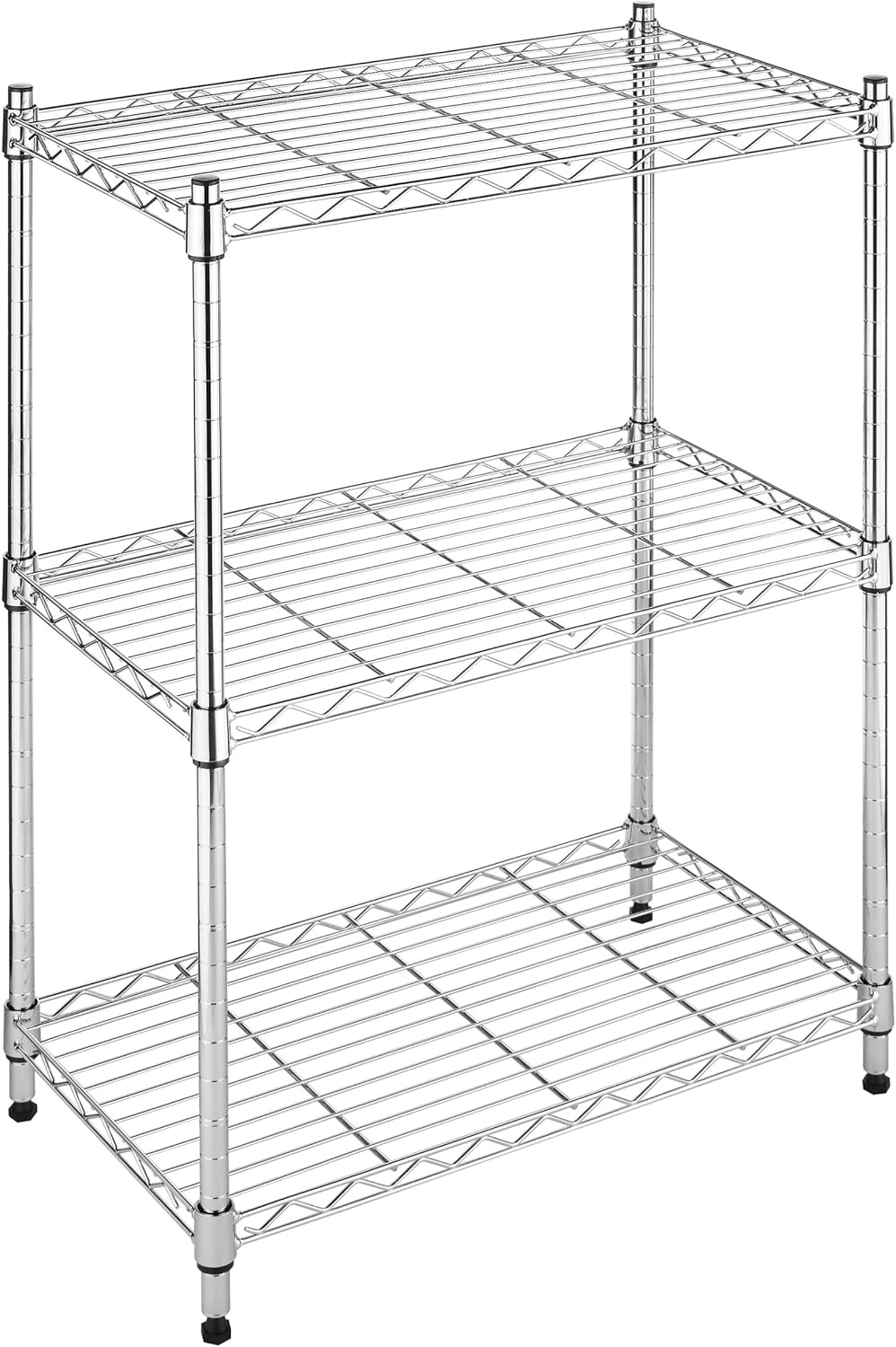 WHTMOR SUPREME SMALL 3 TIER SHELVING-CHROME