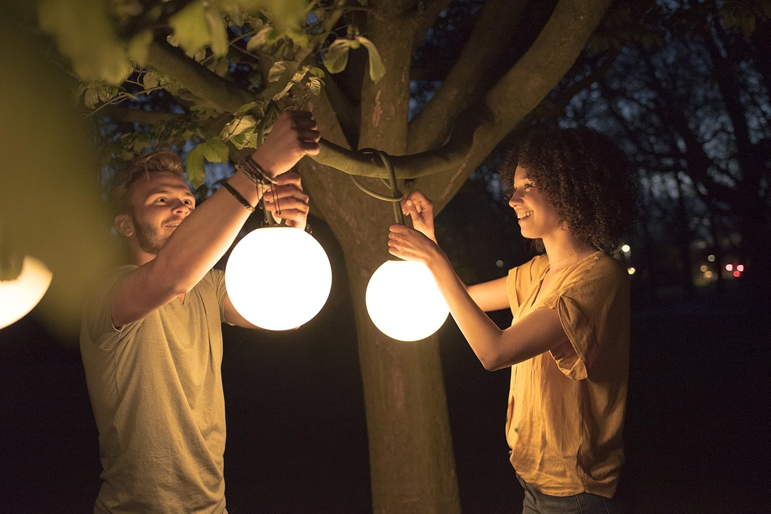 Fatboy Bolleke 8" Battery Powered Integrated LED Outdoor Hanging Light (Set of 2)