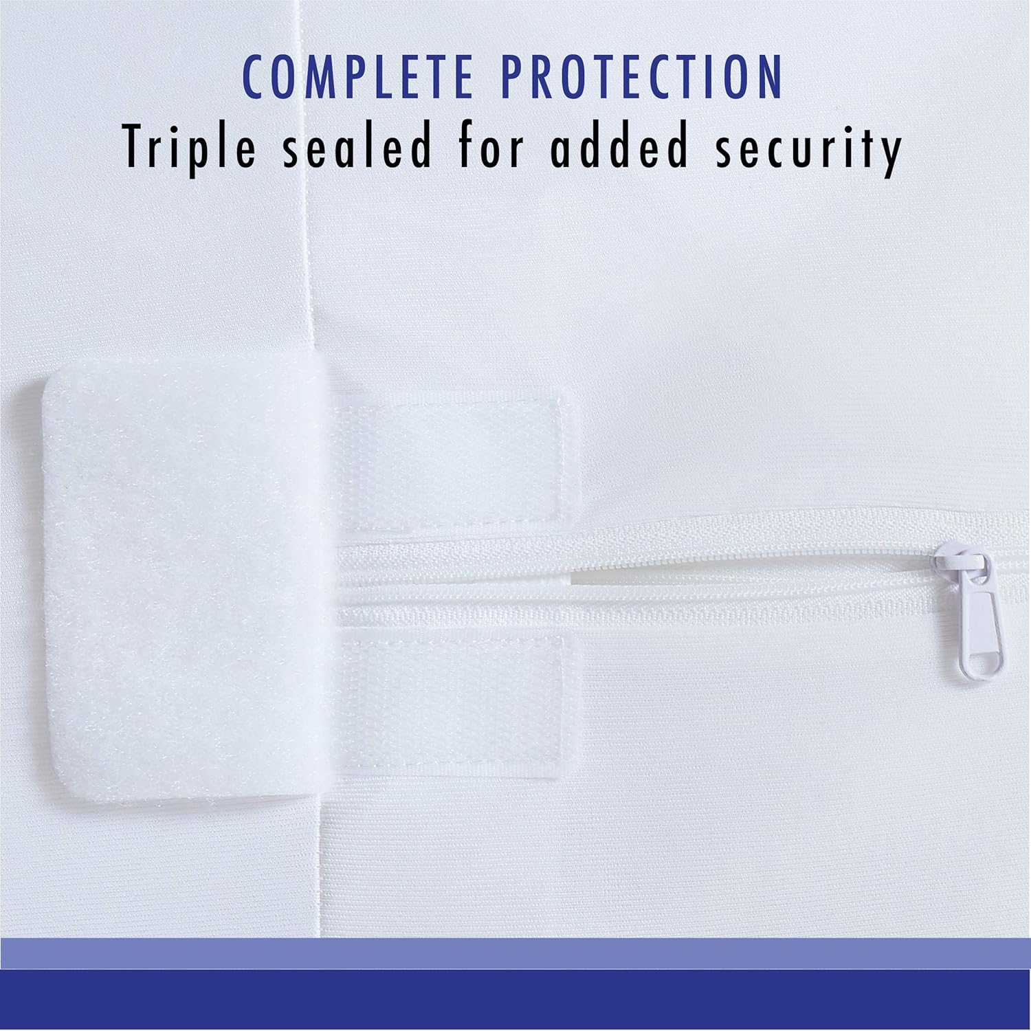 All-In-One Zippered Boxspring Protector with Bed Bug Blocker, Full