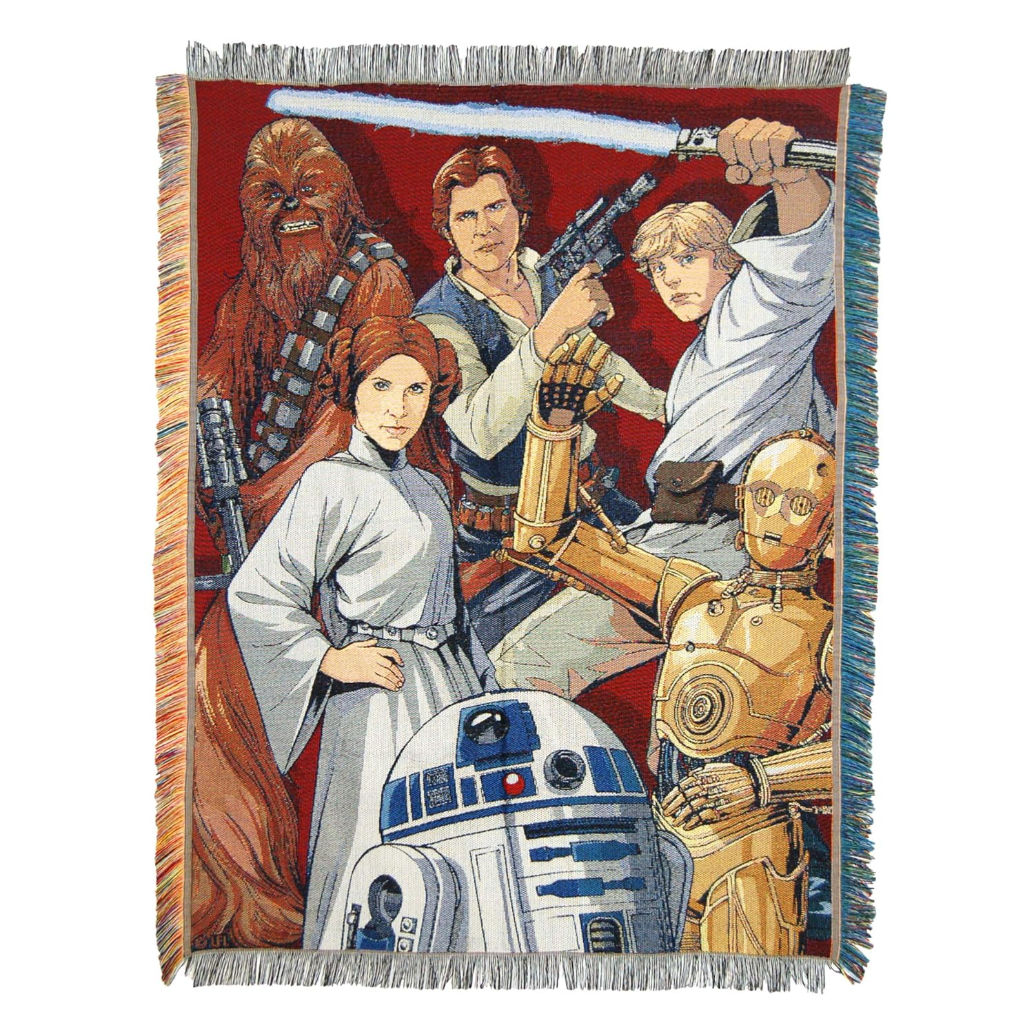 Northwest Disney Star Wars Throw Blanket, Rebel Forces Sci-Fi Fan Decor, 48x60 Inches