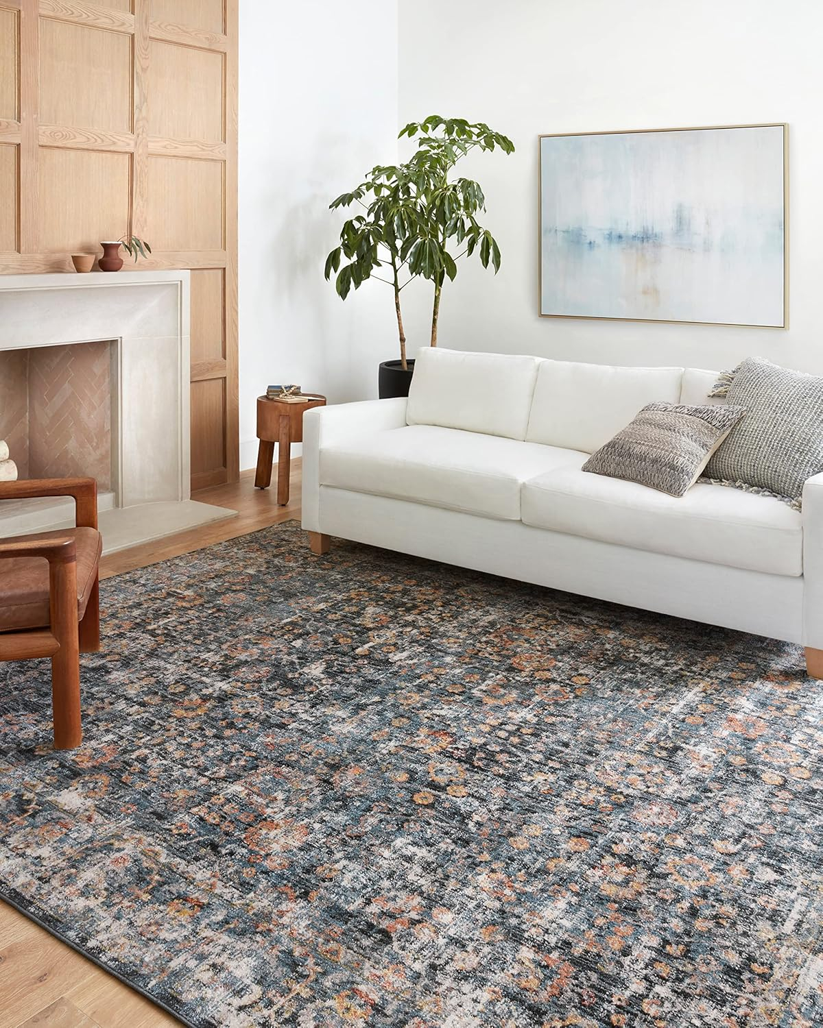 Loloi II Cassandra Collection CSN-05 Blue / Multi Oriental Area Rug 7'-10" x 10'