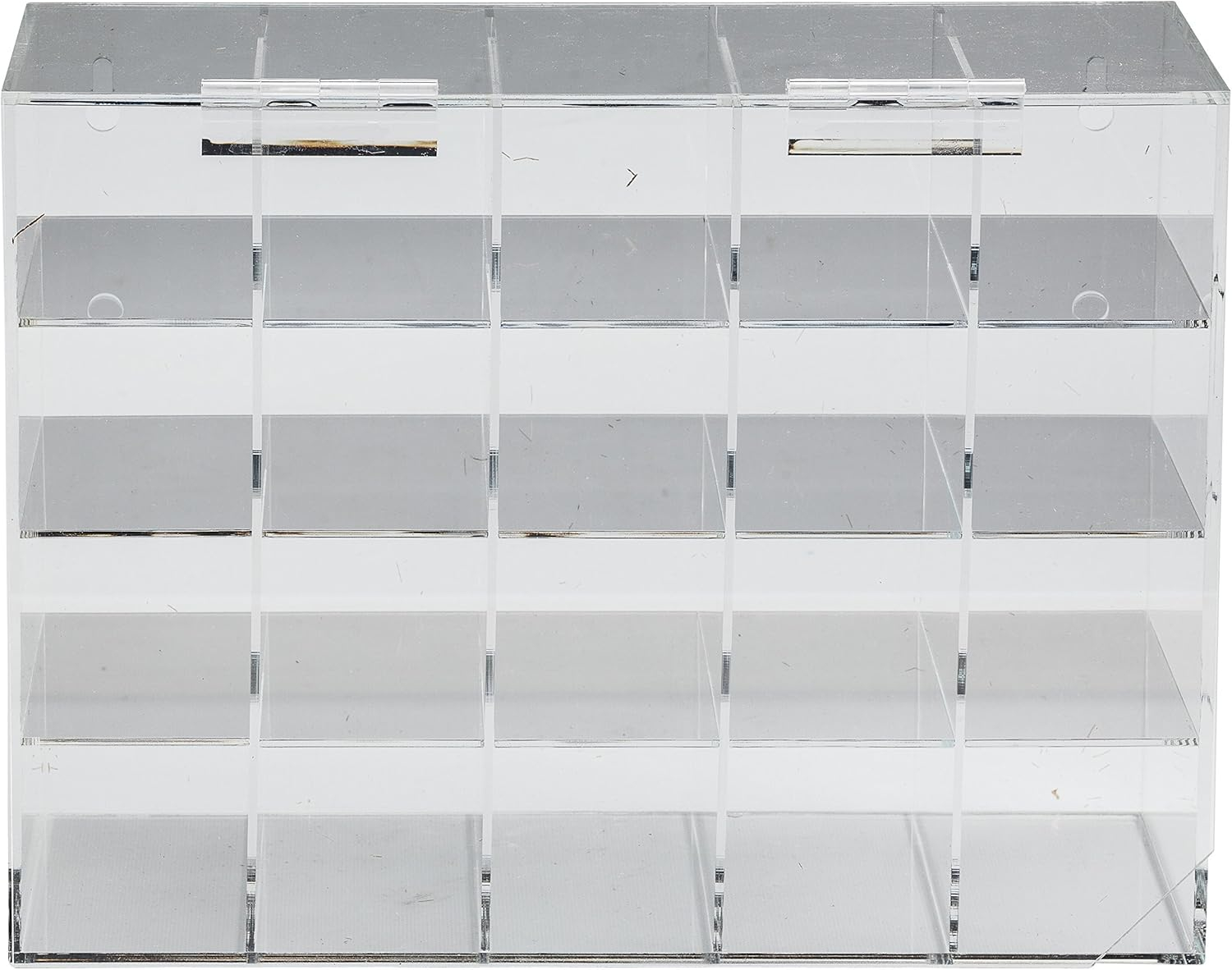 Clear Acrylic 20-Slot Safety Glasses Holder Dispenser