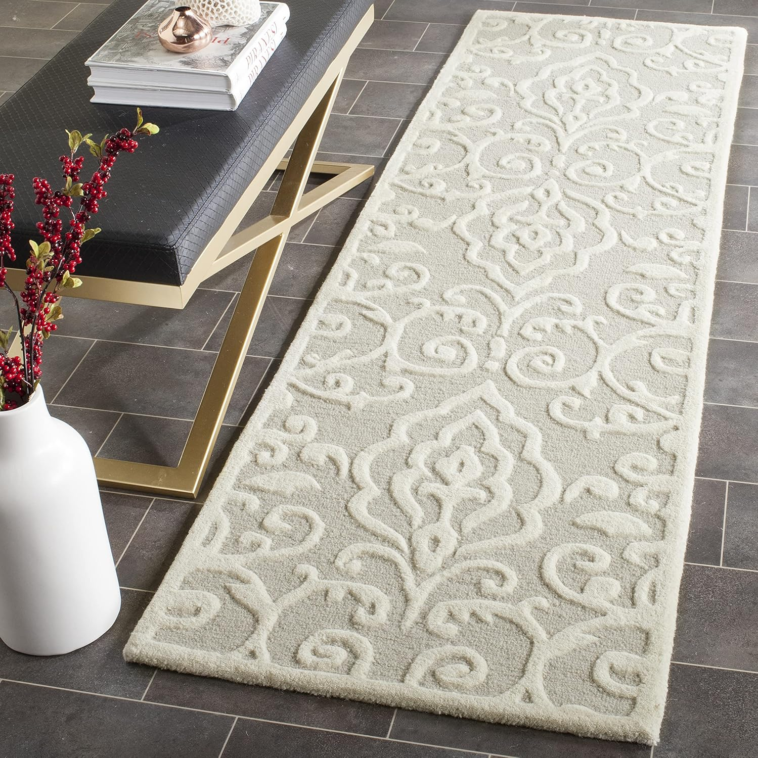 SAFAVIEH Martha Stewart MSR4324A Whetstone Grey Rug