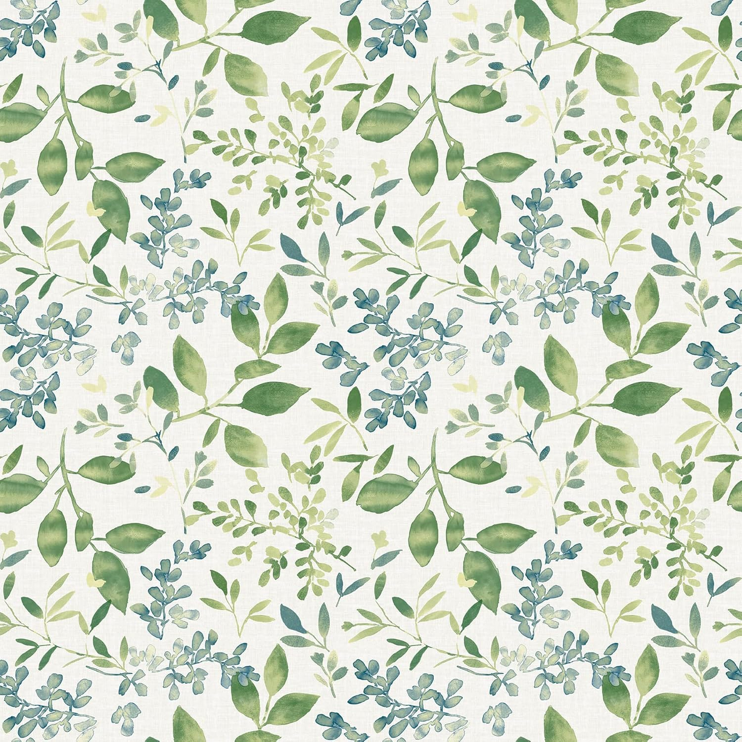 Chesapeake Tinker Woodland Botanical Wallpaper, Green