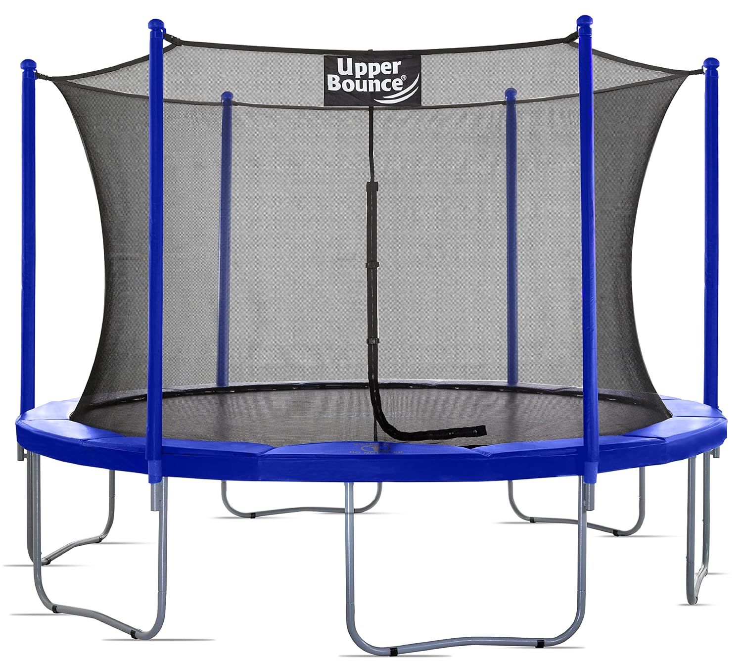 Machrus Upper Bounce 12 FT Round Trampoline Set with Safety Enclosure System – Backyard Trampoline - Outdoor Trampoline for Kids - Adults