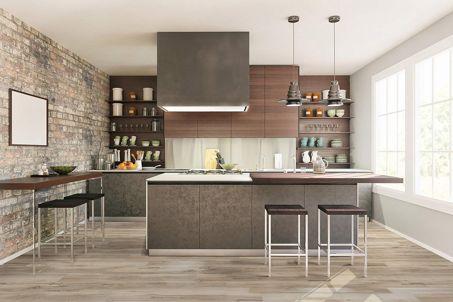 MSI Holden Herritage 7 in. x 48 in. Rigid Core Luxury Vinyl Plank Flooring (23.8 sq. ft. / case)