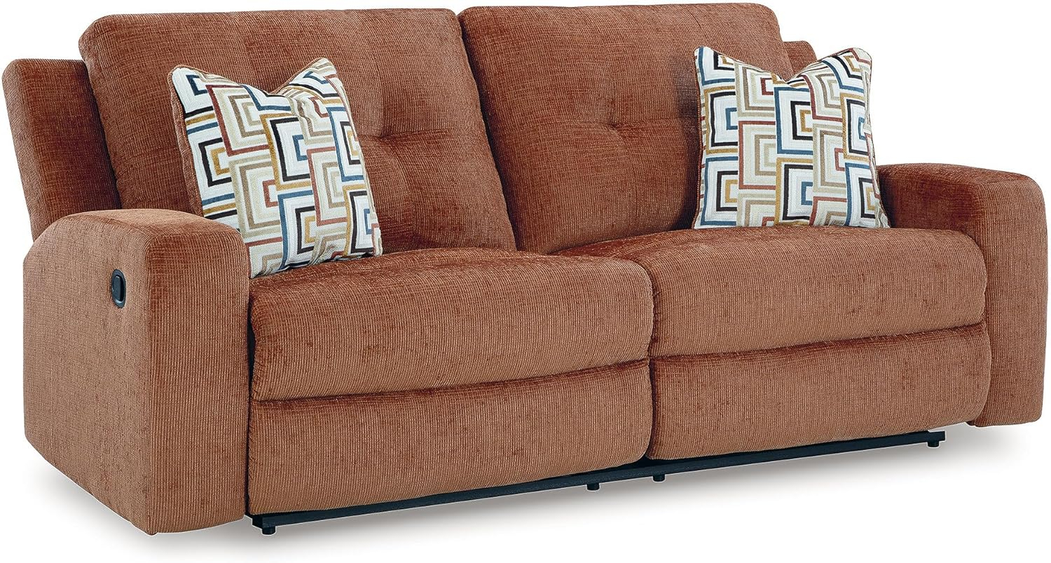 Signature Design by Ashley Danum Beige Reclining Sofa