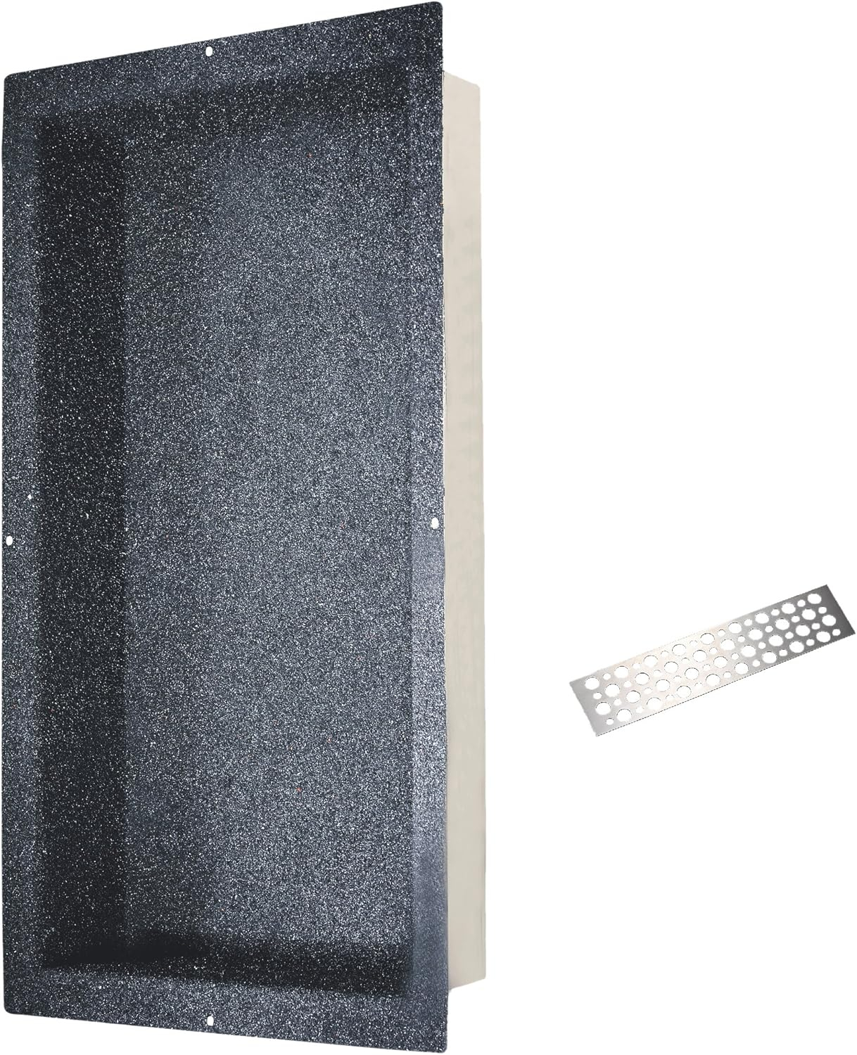 Dawn Stainless Steel Shower Niche with One Stainless Steel Support Plate