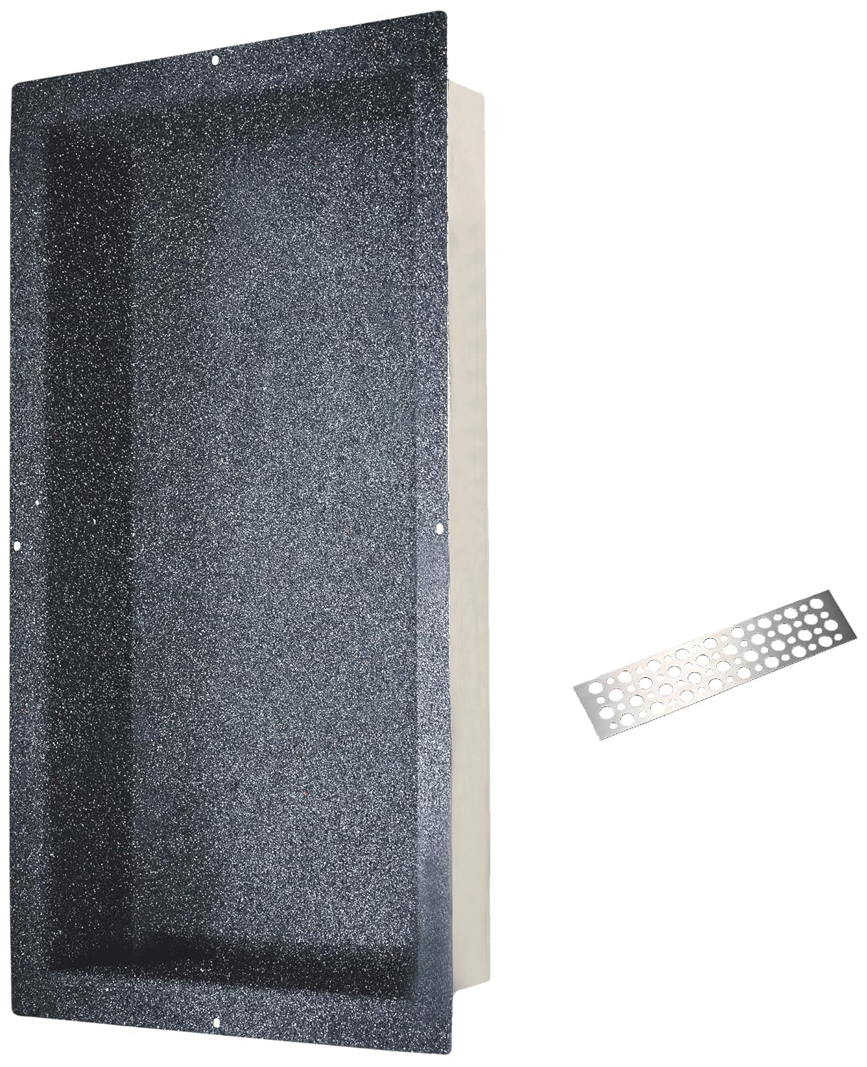 Dawn Stainless Steel Shower Niche with One Stainless Steel Support Plate