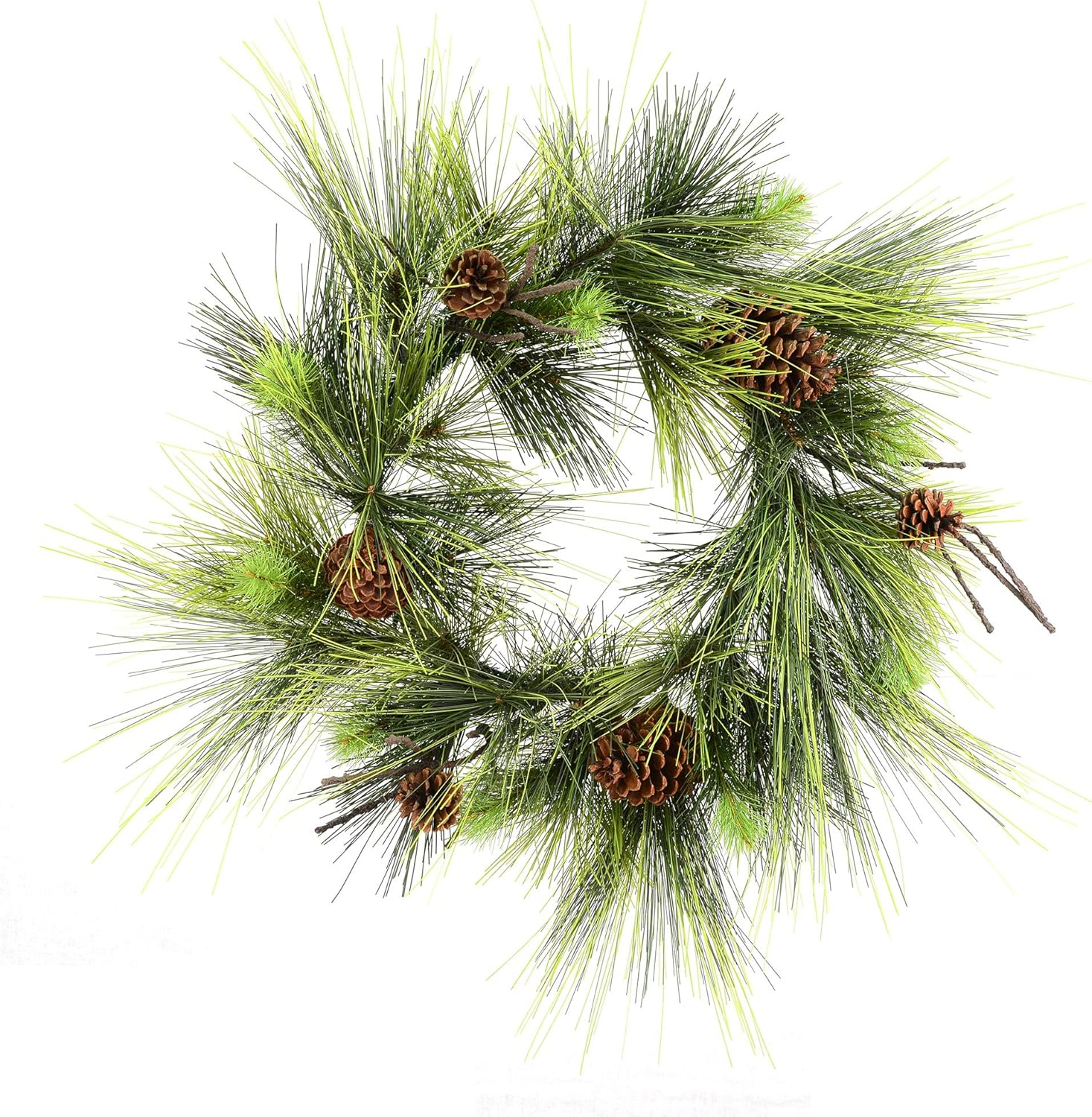 Vickerman 30" Boulder Pine Artificial Christmas Wreath, Unlit