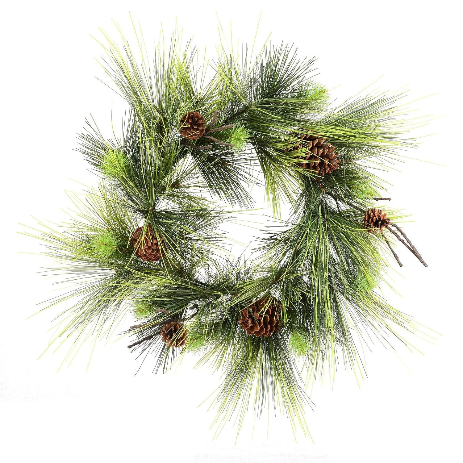 Vickerman 30" Boulder Pine Artificial Christmas Wreath, Unlit