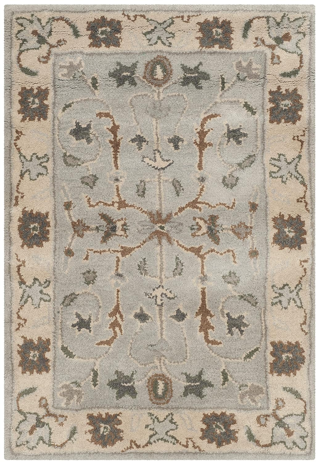 Safavieh  Handmade Heritage Chelsey Traditional Oriental Wool Rug 3' x 5' 3' x 5' Indoor, Handmade Living Room Rectangle