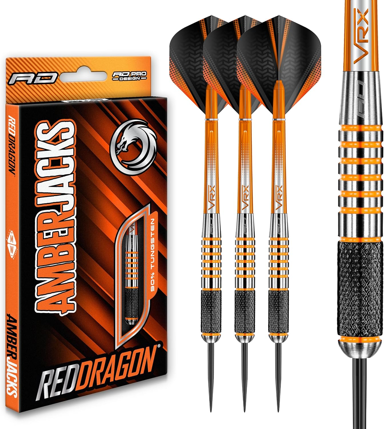RED DRAGON - Amberjack 9: 28 Gram Tungsten Darts Set