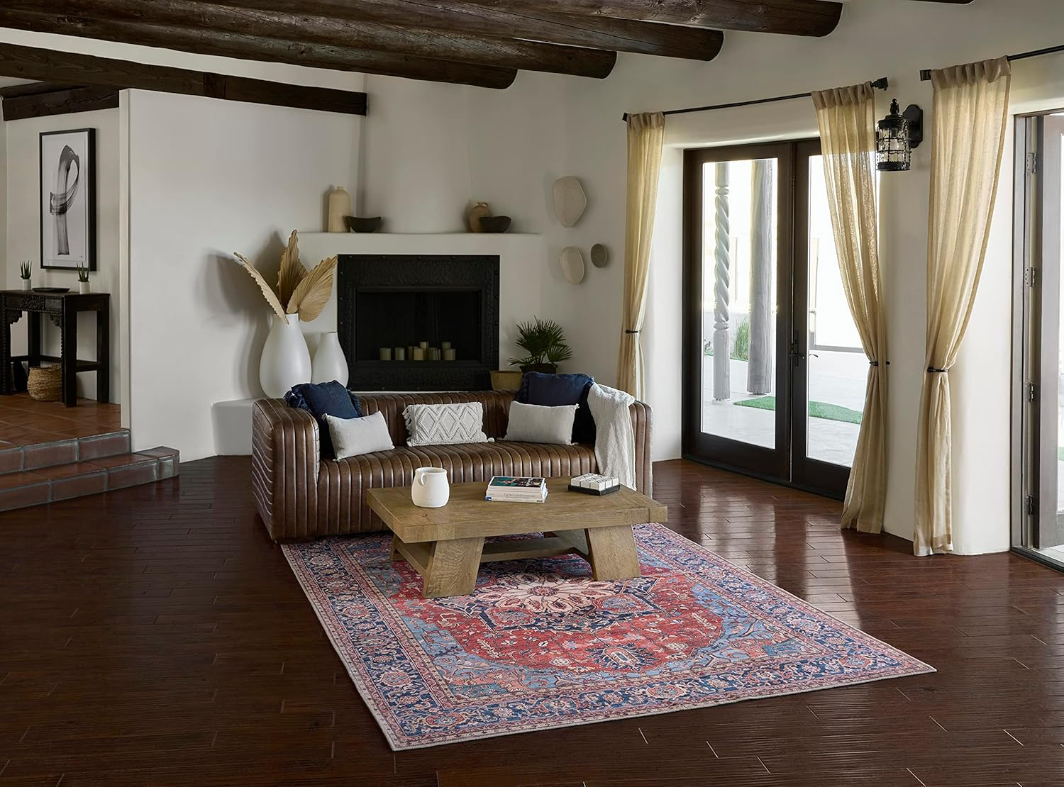 Momeni  Afshar Polyester Medallion Area Rug 10' x 14' 10' x 14' Indoor,Accent