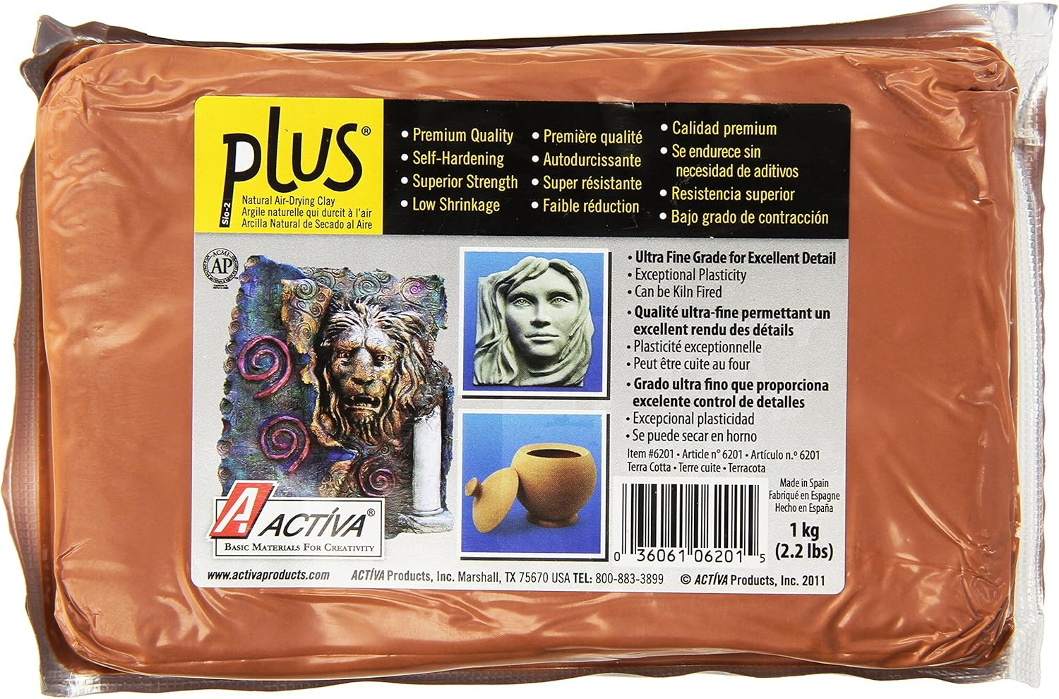 ACTIVA Plus Clays & Dough- Terra Cotta (2.2 lb)
