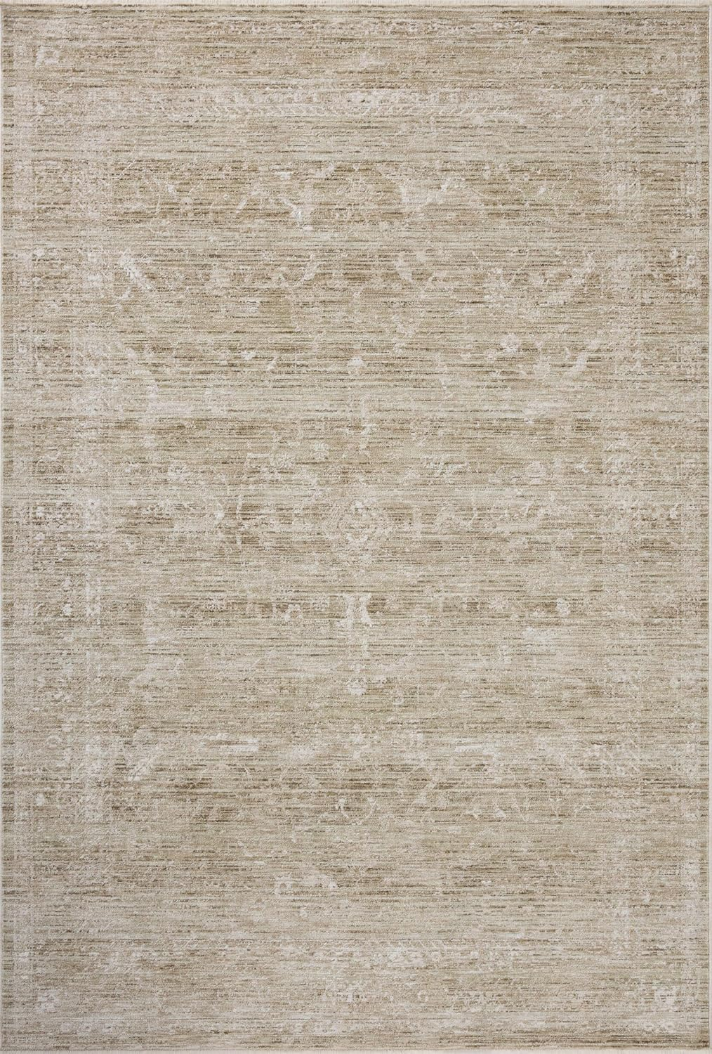 Tabitha Sage and Ivory Synthetic Easy Care Area Rug