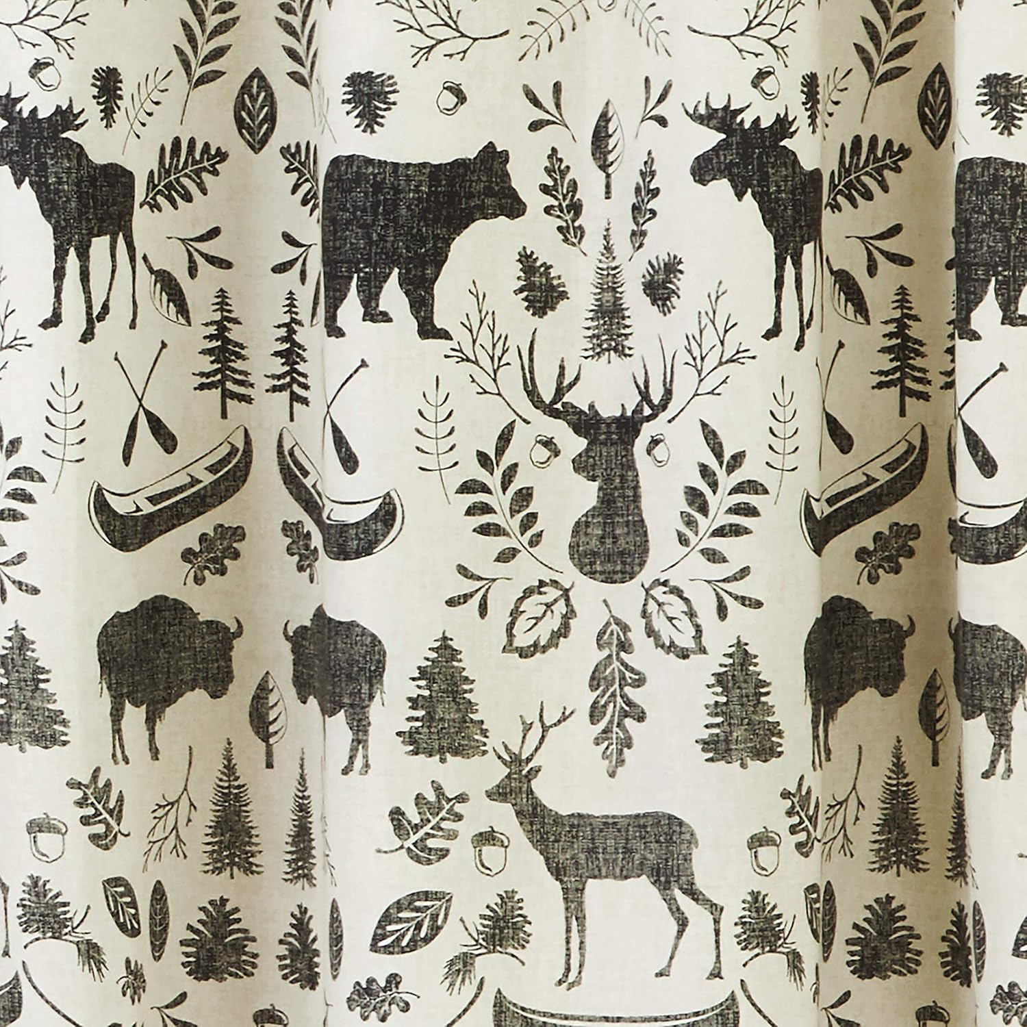 SKL Home by Saturday Knight Ltd. Aspen Lodge Shower Curtain, Taupe