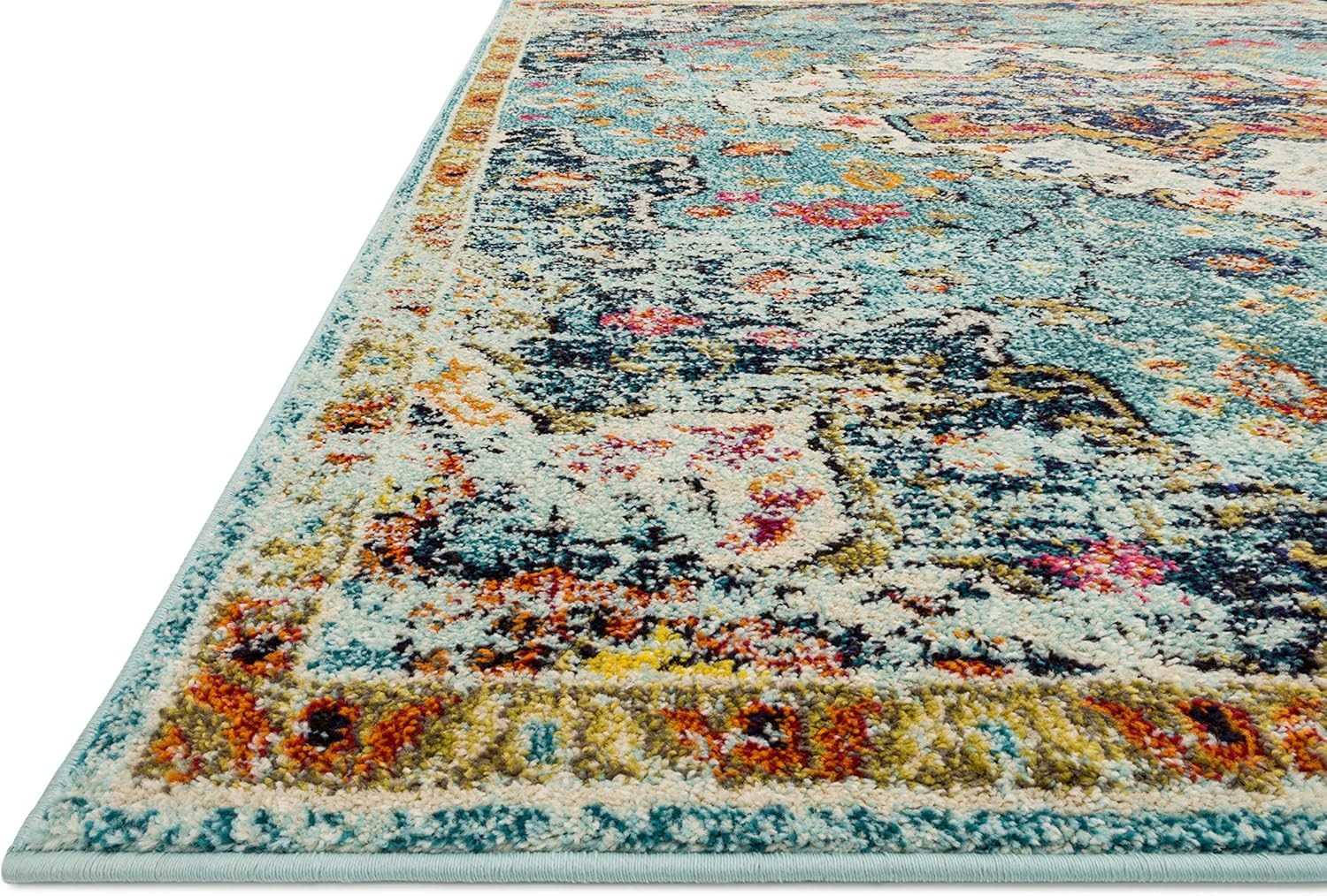 Loloi II Nadia Abstract Blue / Midnight Area Rug