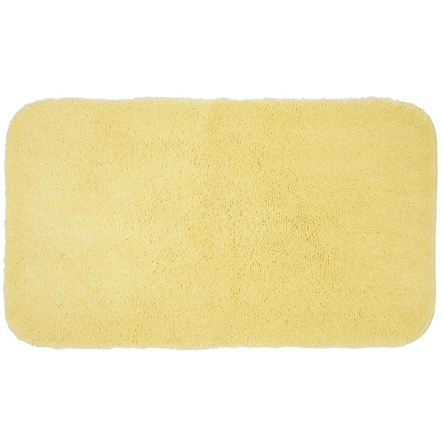 Mohawk Home Pure Perfection Nylon Bath Rug Contour, Butter Cream 1'8" x 2'