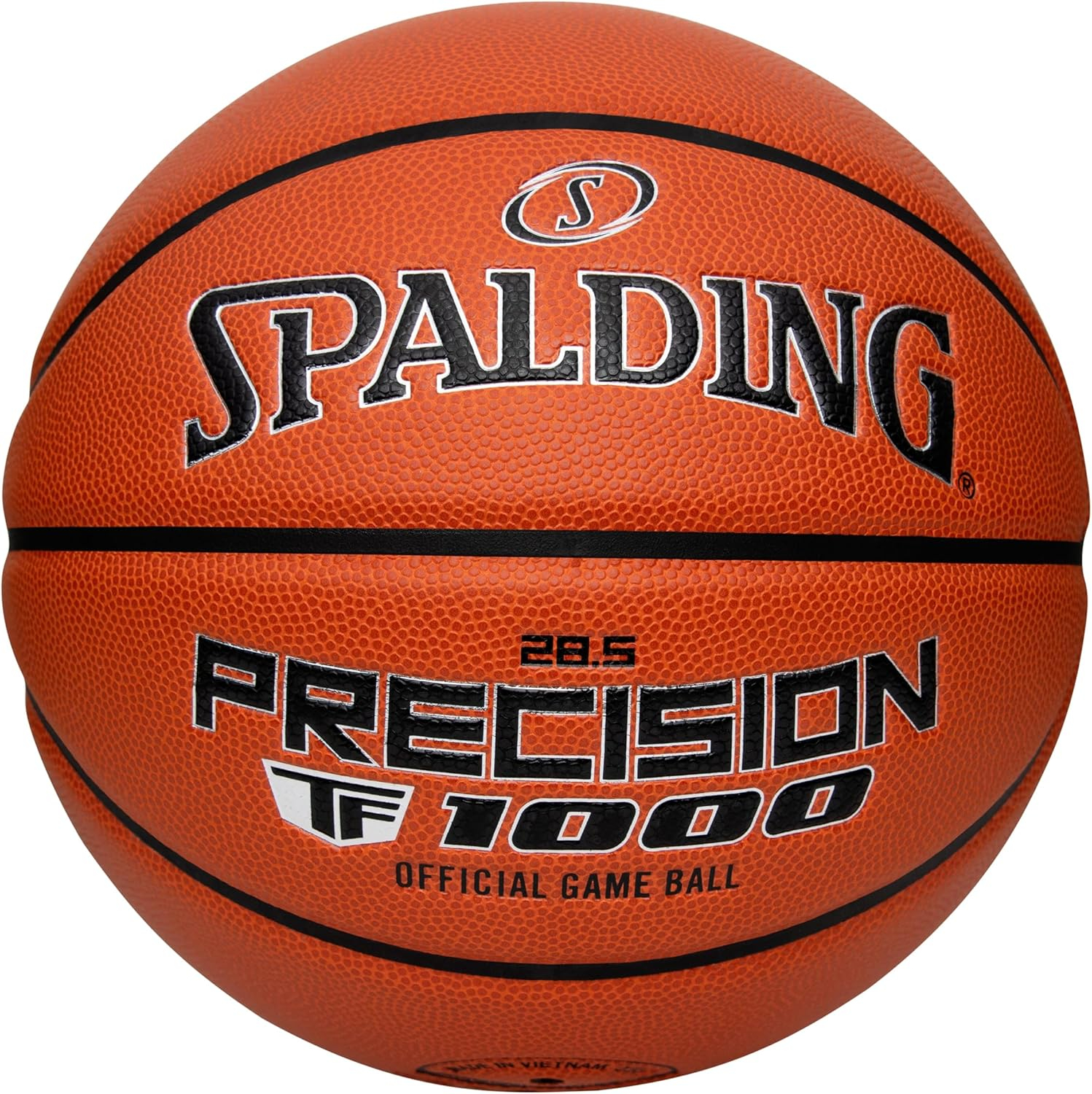 Spalding Precision TF-1000 Indoor Game Basketball - 28.5" - Orange