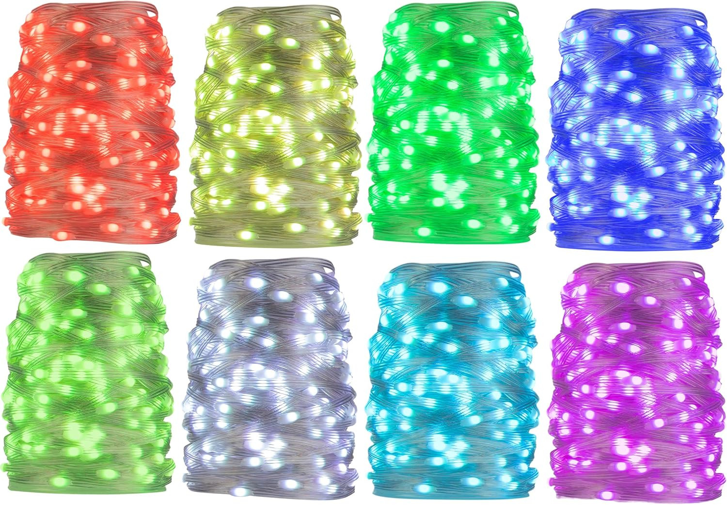 Pure Garden 72ft 200 LED Color Changing Outdoor Rope Lights with Remote