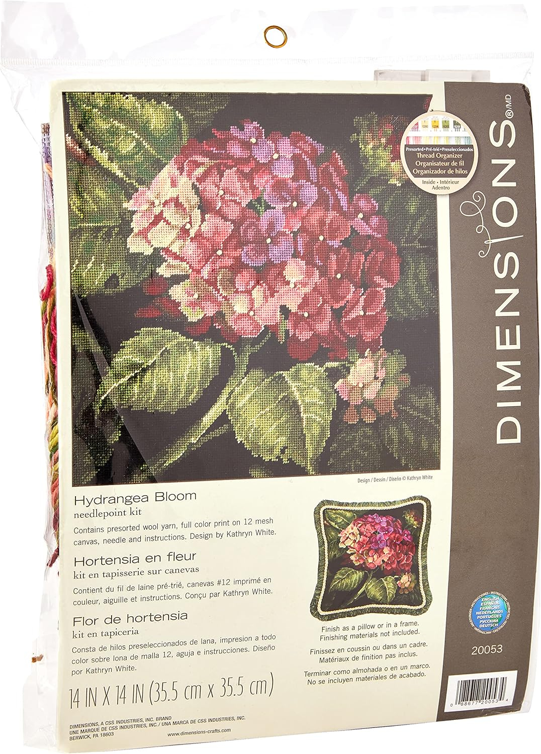 Dimensions® Hydrangea Bloom Needlepoint Kit