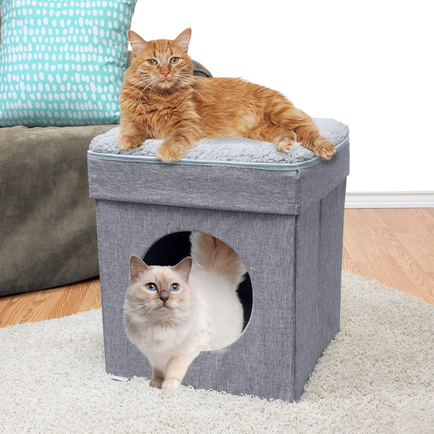 Kitty City Folding Cat Bed (Gray)