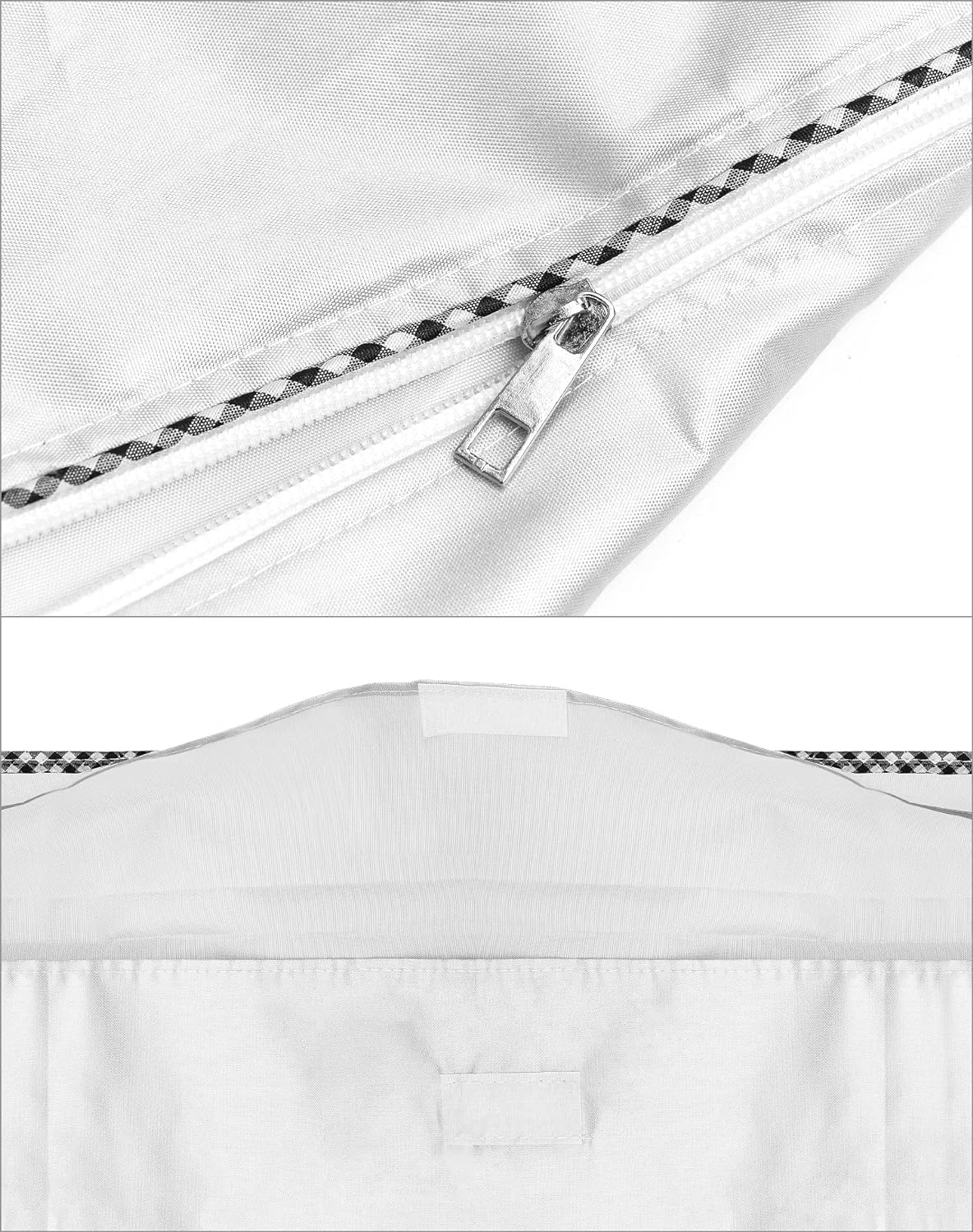 QWORK Washer and Dryer Covers, Heavy Duty Waterproof Washing Machine Cover for Most Top Load or Front Load Machine, Dustproof, All Weather Protection, 29" W x 28" D x 43" H