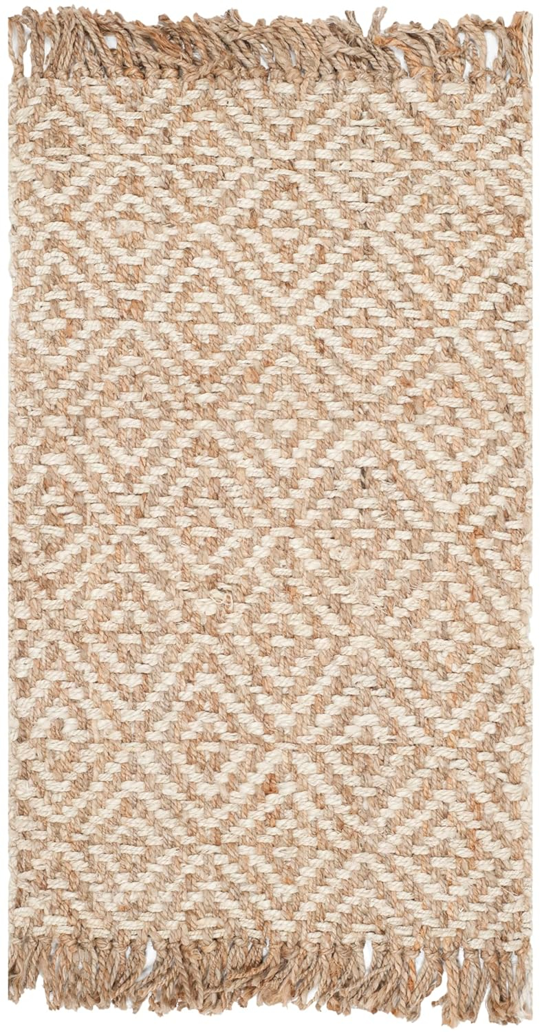 Natural Fiber NF450 Hand Woven Indoor Accent Rug - Natural/Ivory - 2'6"x4' - Safavieh.