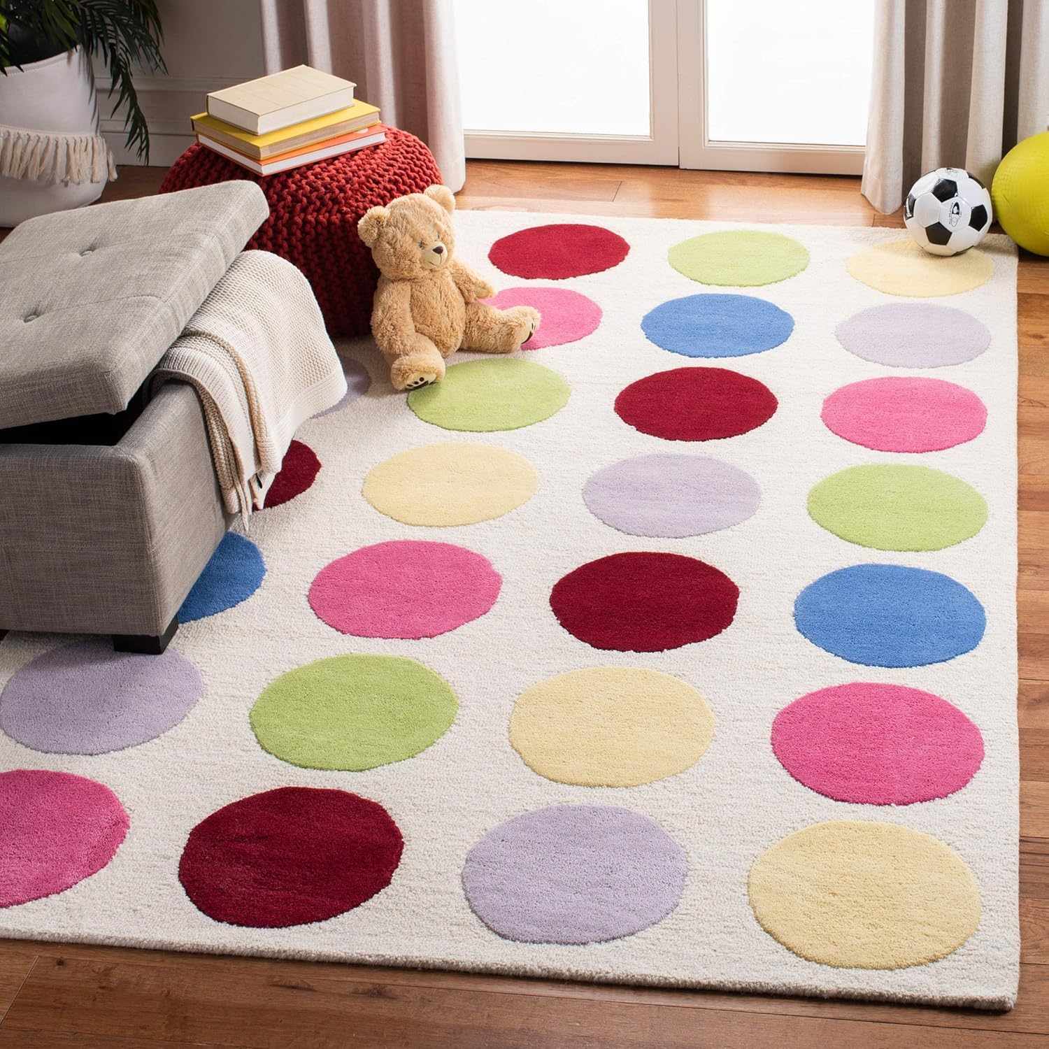 SAFAVIEH Kids SFK386A Handmade Ivory / Multi Rug