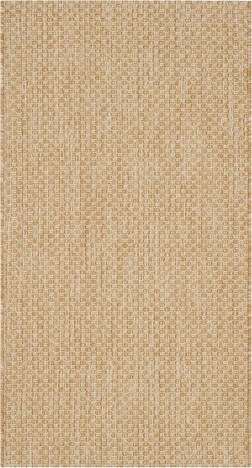 Courtyard CY8521 Power Loomed Indoor/Outdoor Accent Rug - Natural/Cream - 2'x3'7" - Safavieh.