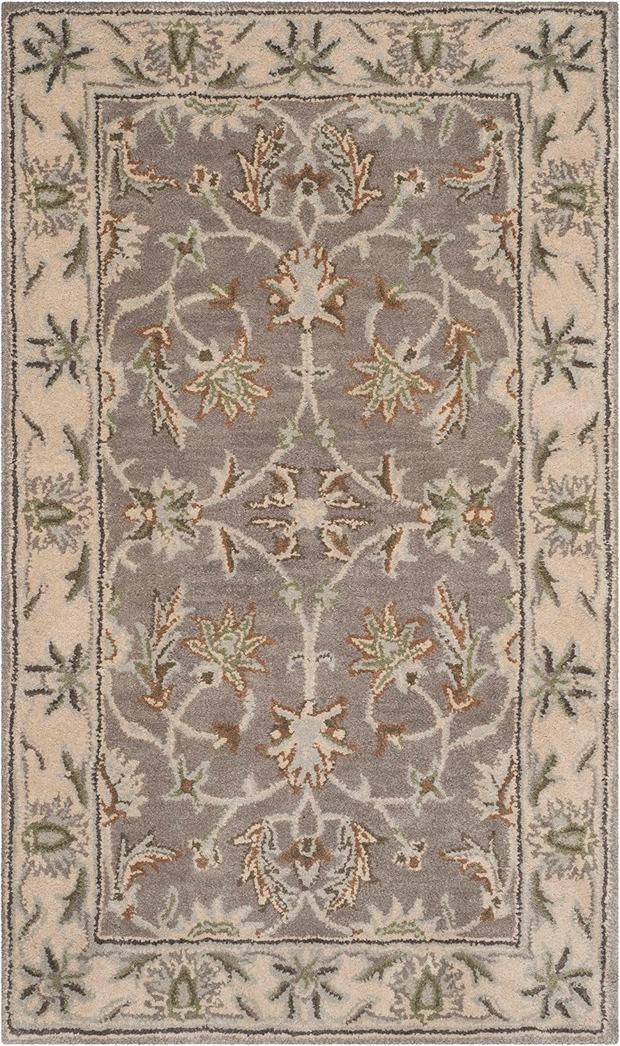 SAFAVIEH Heritage Anrai Oriental Wool Area Rug, Grey/Beige, 9'6" x 13'6"