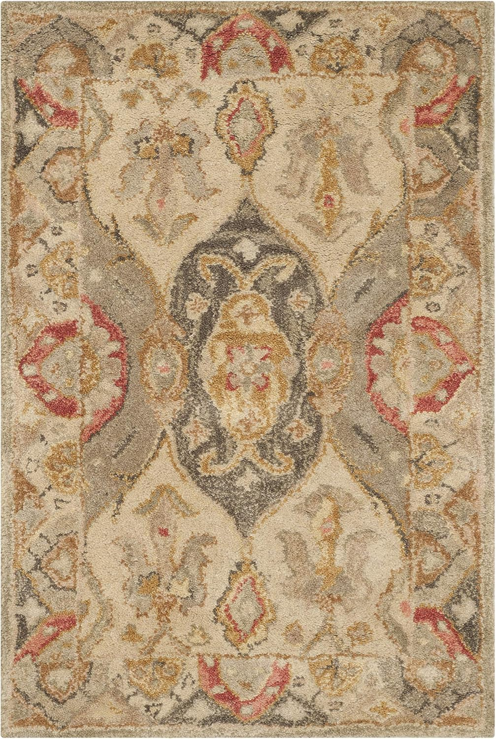 Anatolia AN530 Hand Tufted Runner Rug  - Beige/Multi - 2'3"x12' - Safavieh.