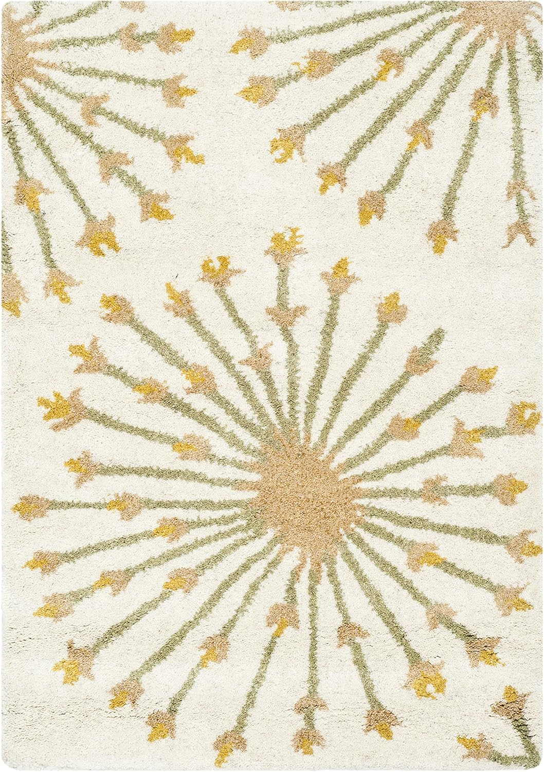 Bella BEL123 Hand Tufted Accent Rug - Beige/Gold - 2'x3' - Safavieh.
