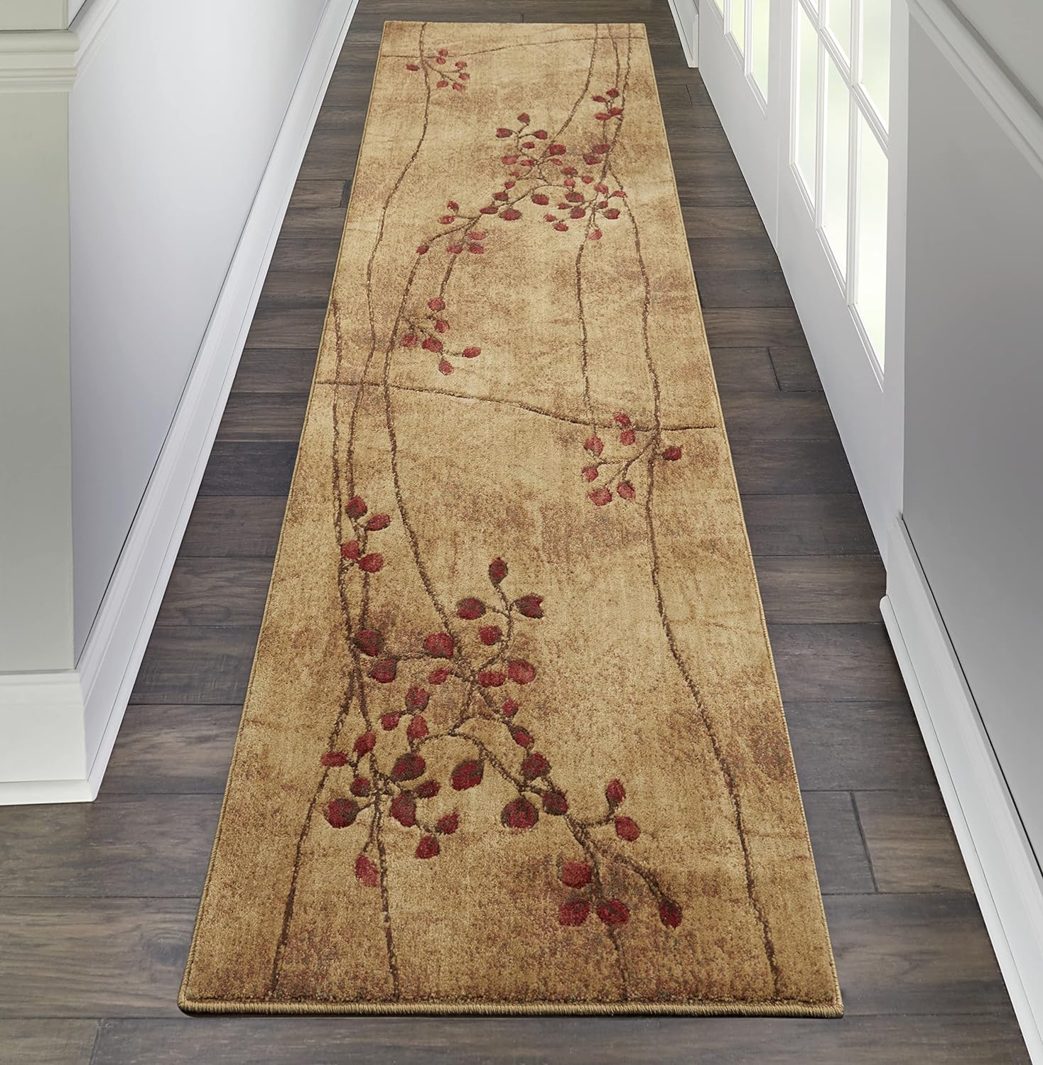 Nourison Somerset Nature Latte 2'3" x 10' Area Rug, (2x10)